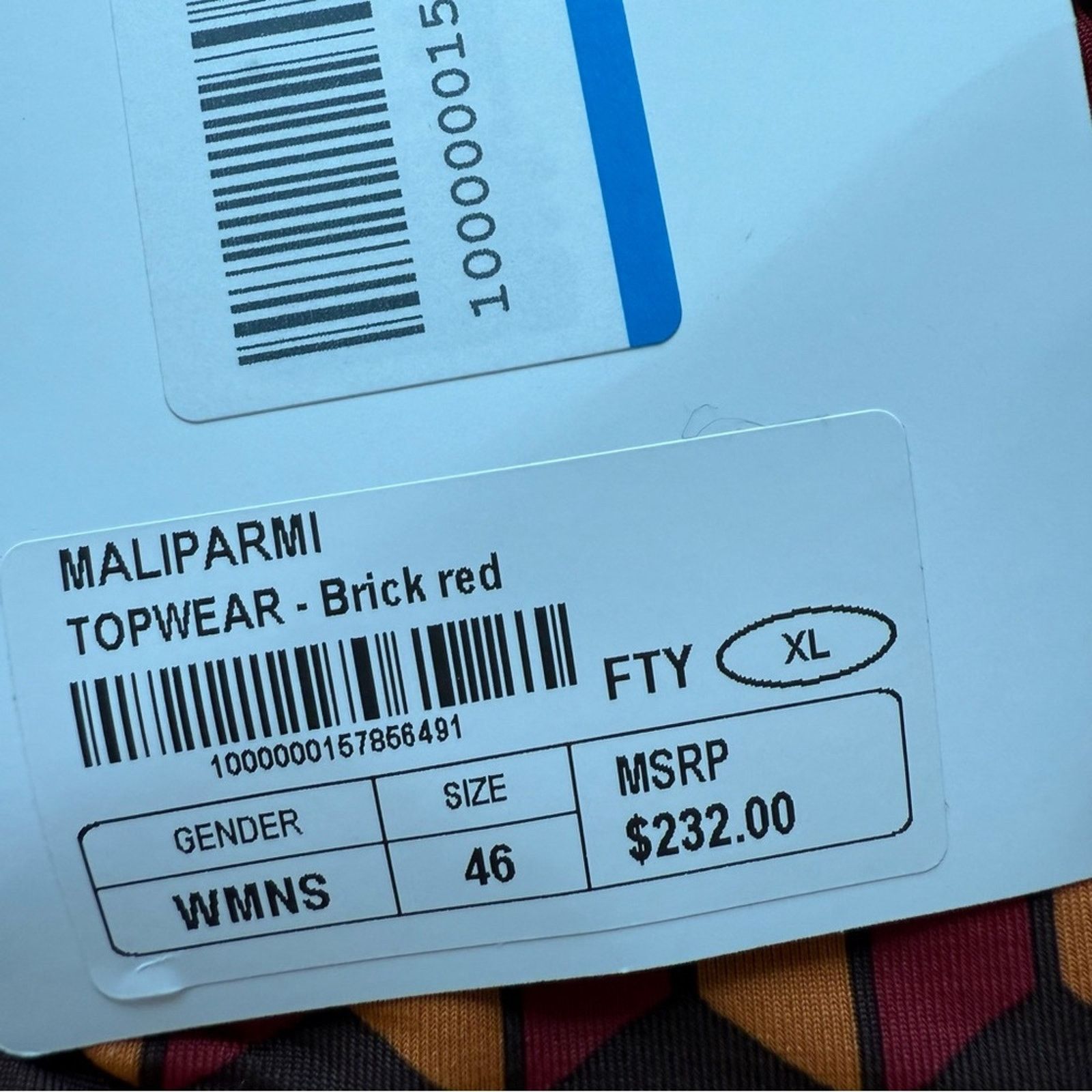 Other NWT!!! MALIPARMI women blouse size 46IT or XL Retail 232$ Size XL / US 12-14 / IT 48-50 - 7 Thumbnail