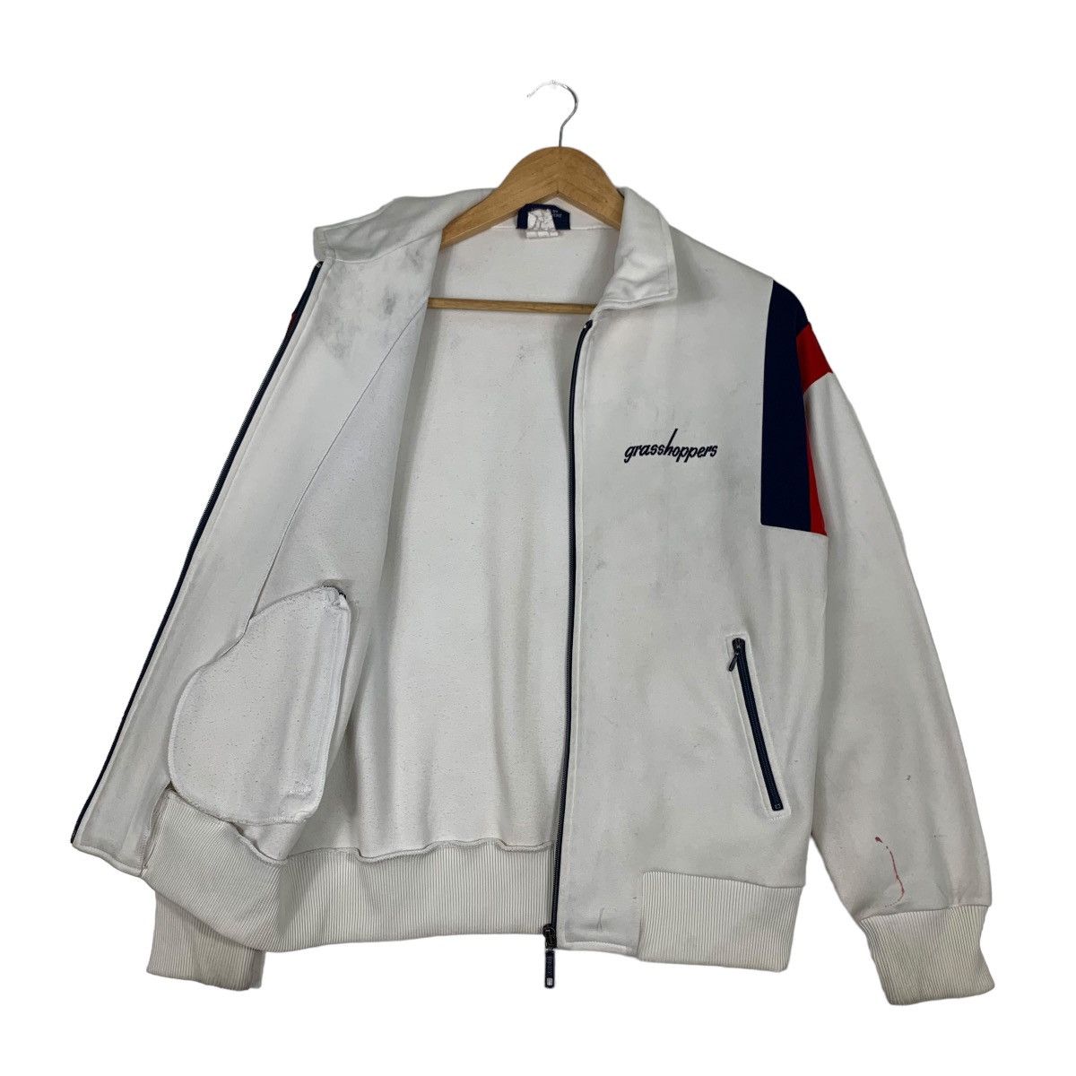 Japanese Brand GLASSHOPPERS Embroidery Small Logo Sweater Jacket #1155-C53 Size US S / EU 44-46 / 1 - 9 Thumbnail