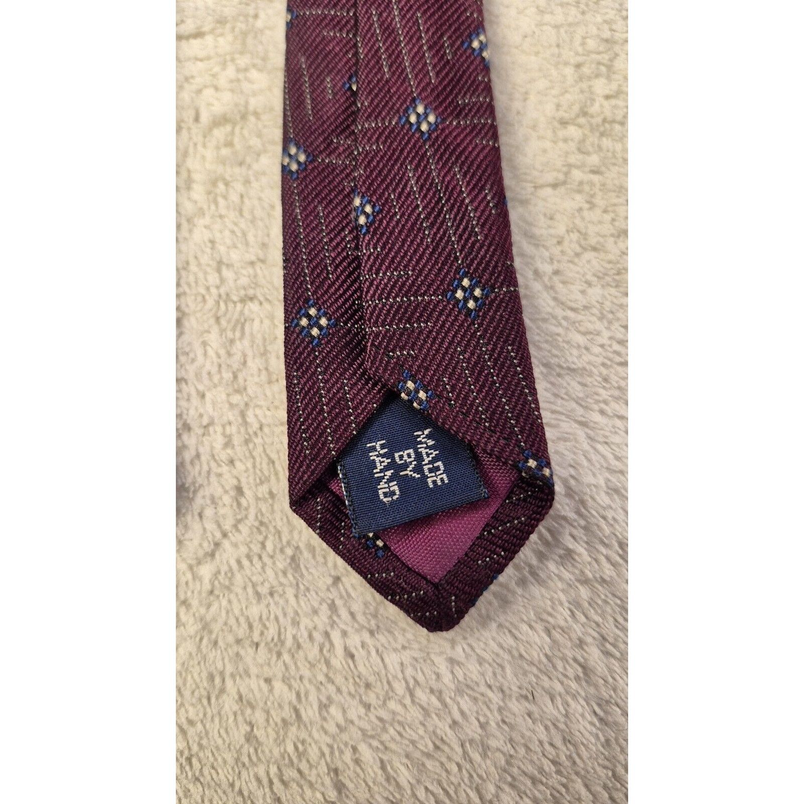 Polo Ralph Lauren Vintage Polo Ralph Lauren Silk Tie Red Geometric Necktie Size ONE SIZE - 10 Thumbnail
