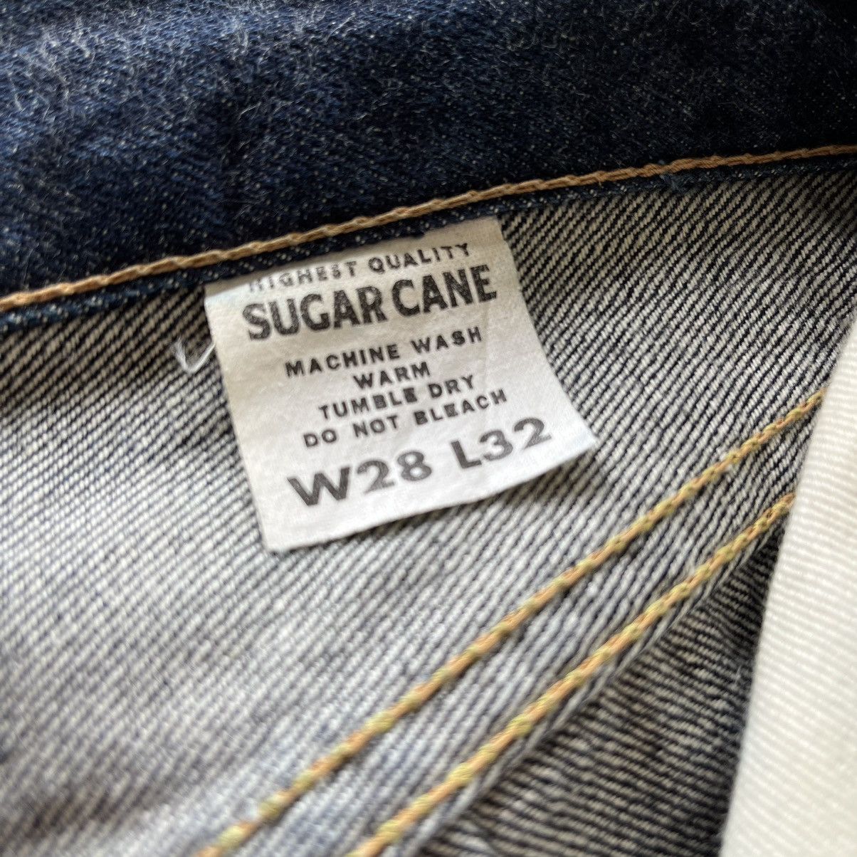 Japanese Brand × The Real McCoy's Vintage Sugar Cane 1947 Selvedge Denim Pants Size US 26 / EU 42 - 7 Thumbnail
