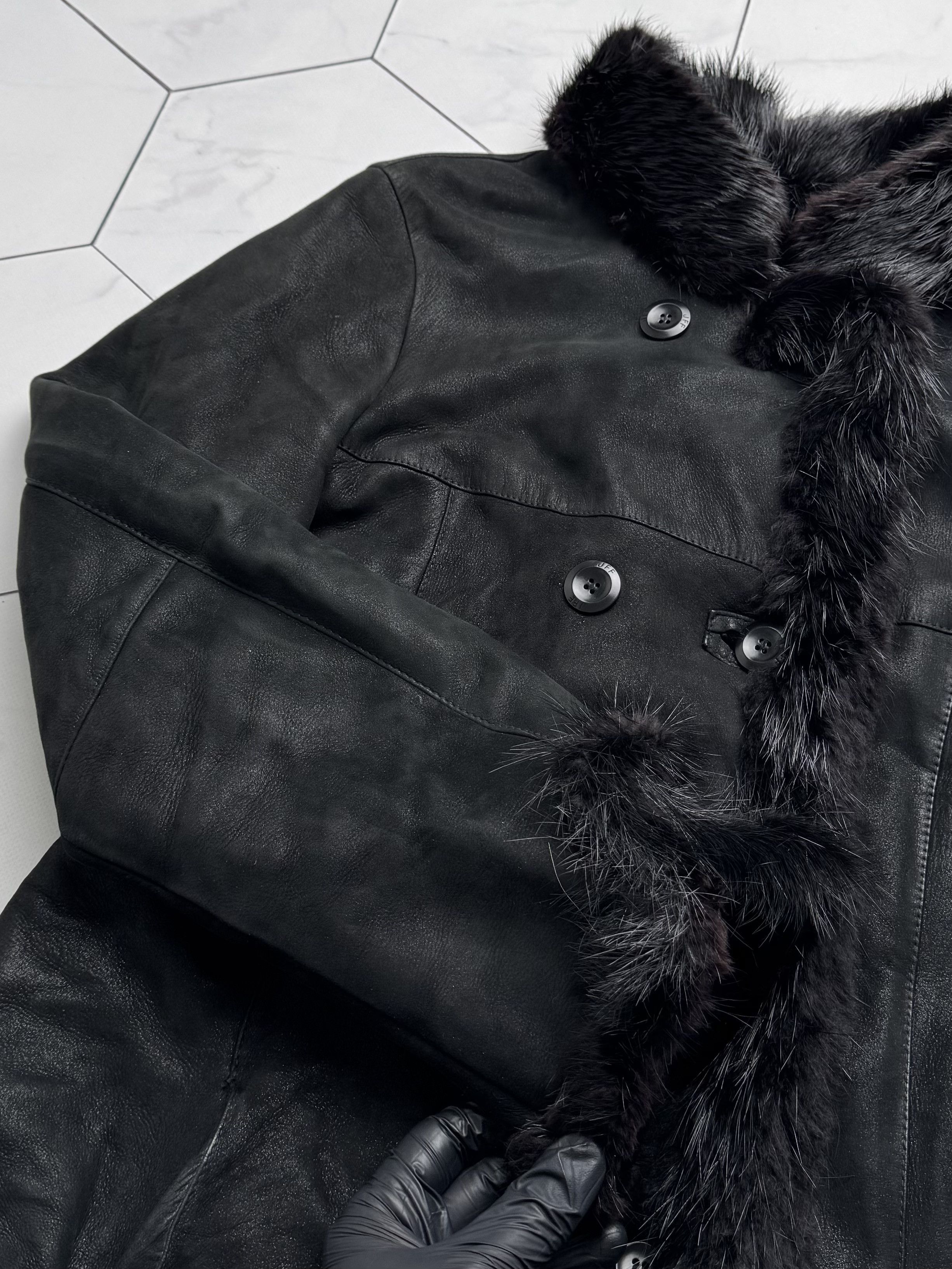 Vintage Vintage Real Shearling Coat (B550) Size M / US 6-8 / IT 42-44 - 9 Thumbnail
