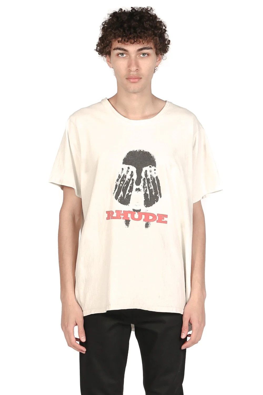 Rhude Rare Hands On Face / Son of A Beach Size US XS / EU 42 / 0 - 2 Thumbnail