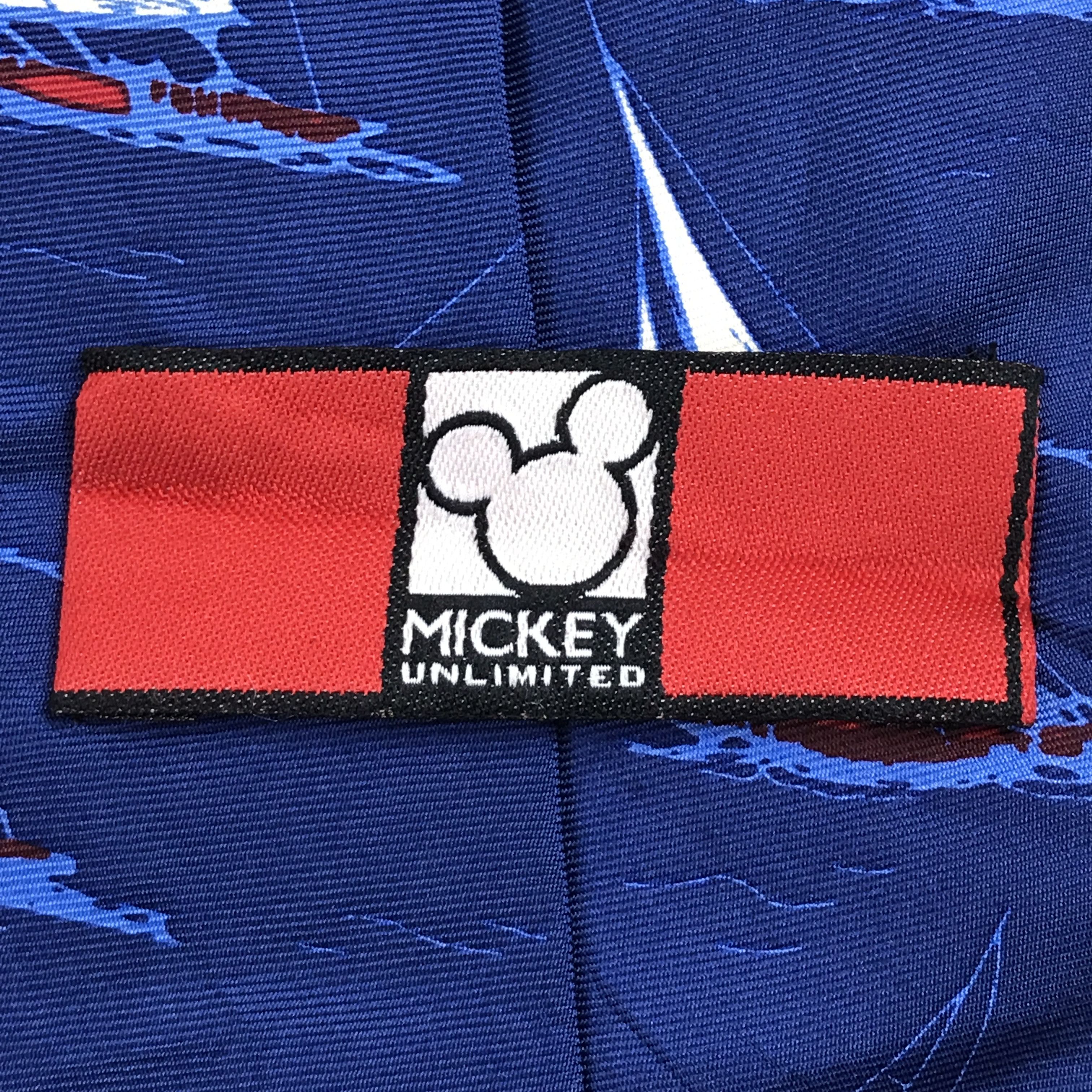 Mickey Inc × Vintage Vintage Mickey Silk Necktie Size ONE SIZE - 9 Thumbnail