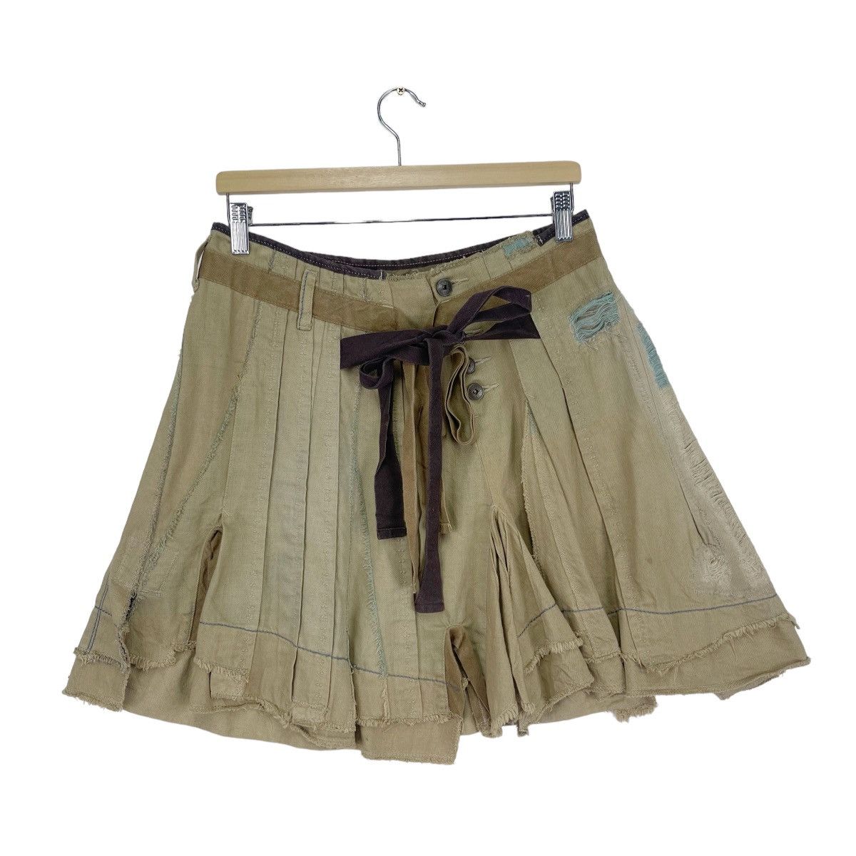 Designer × Marithe + Francois Girbaud Marithe Francois Girbaud Layered Mini Skirt Size 30" / US 8 / IT 44 - 1 Thumbnail