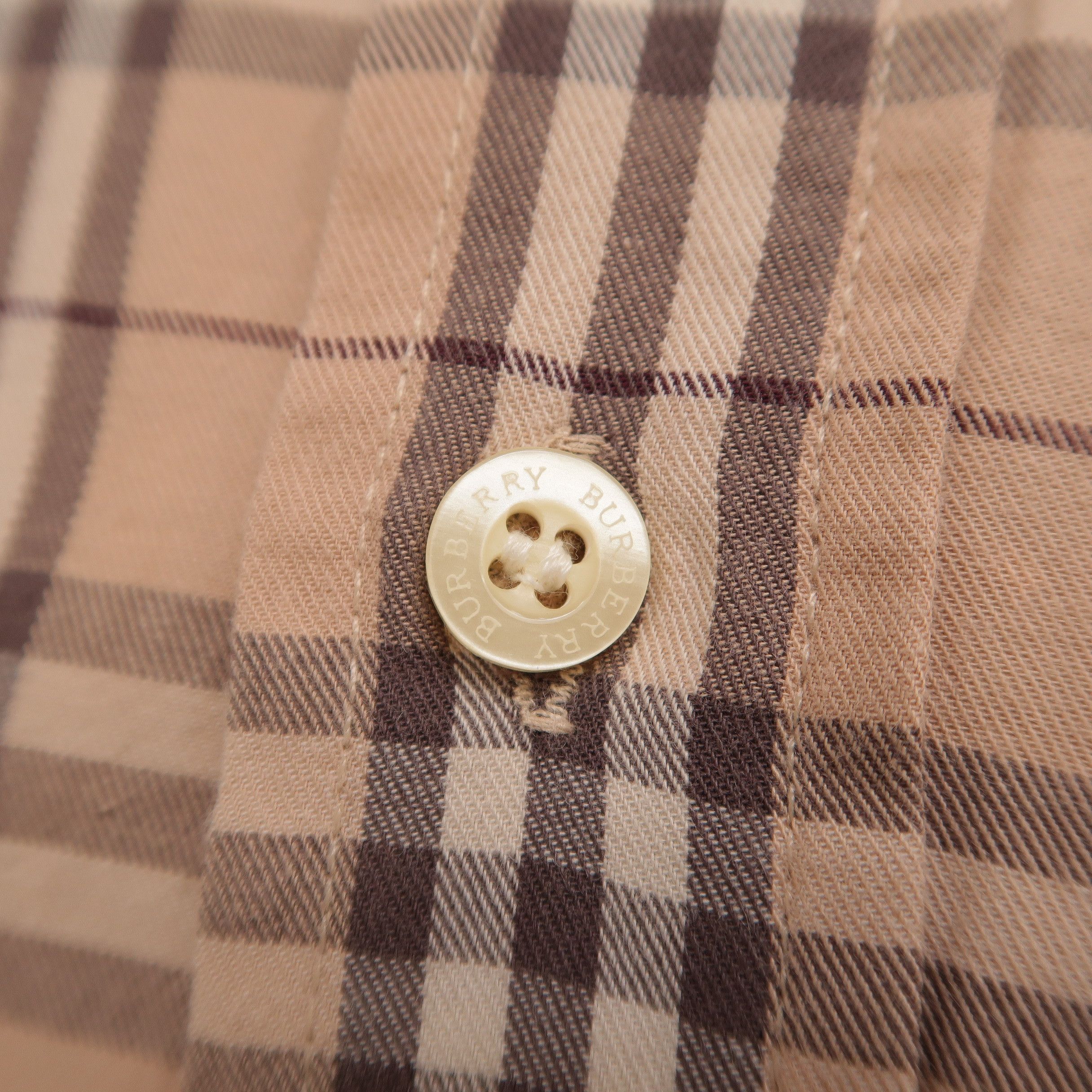 Burberry Burberry London Nova Check Cream Old Money Shirt Rare Size US L / EU 52-54 / 3 - 8 Thumbnail