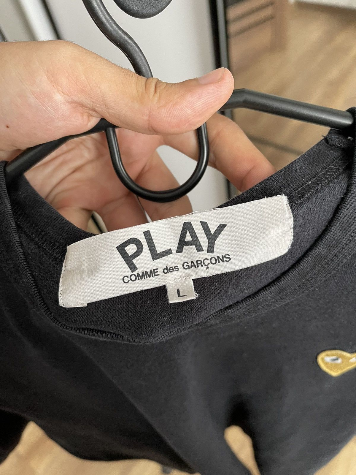 Comme des Garcons PLAY Comme Des Garcons Play CDG Japanese T-Shirt Tee Size US L / EU 52-54 / 3 - 10 Thumbnail