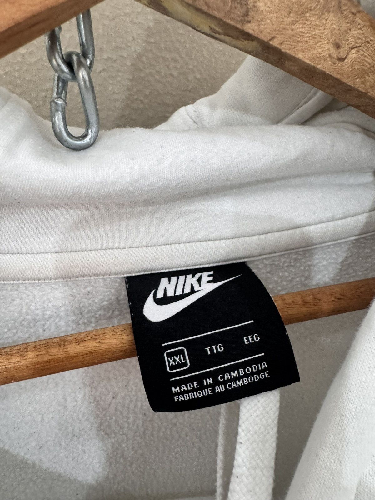 Nike vintage Nike Hoodie Y2K Kanye style diesel Japanese Size US XXL / EU 58 / 5 - 3 Thumbnail