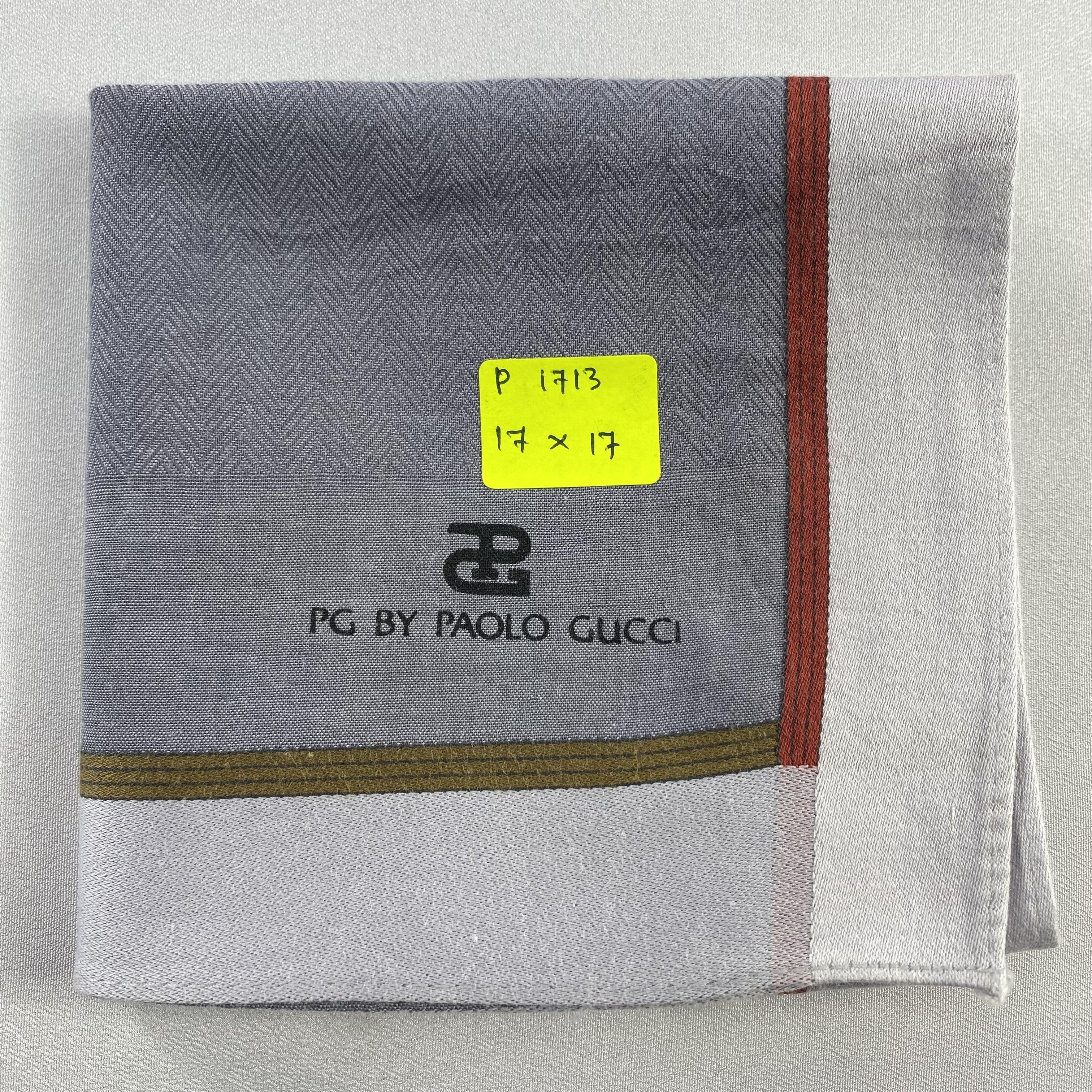 Paolo Gucci × Vintage Paolo Gucci Handkerchief / Neckerchief / Bandana-P1713 Size ONE SIZE - 5 Thumbnail