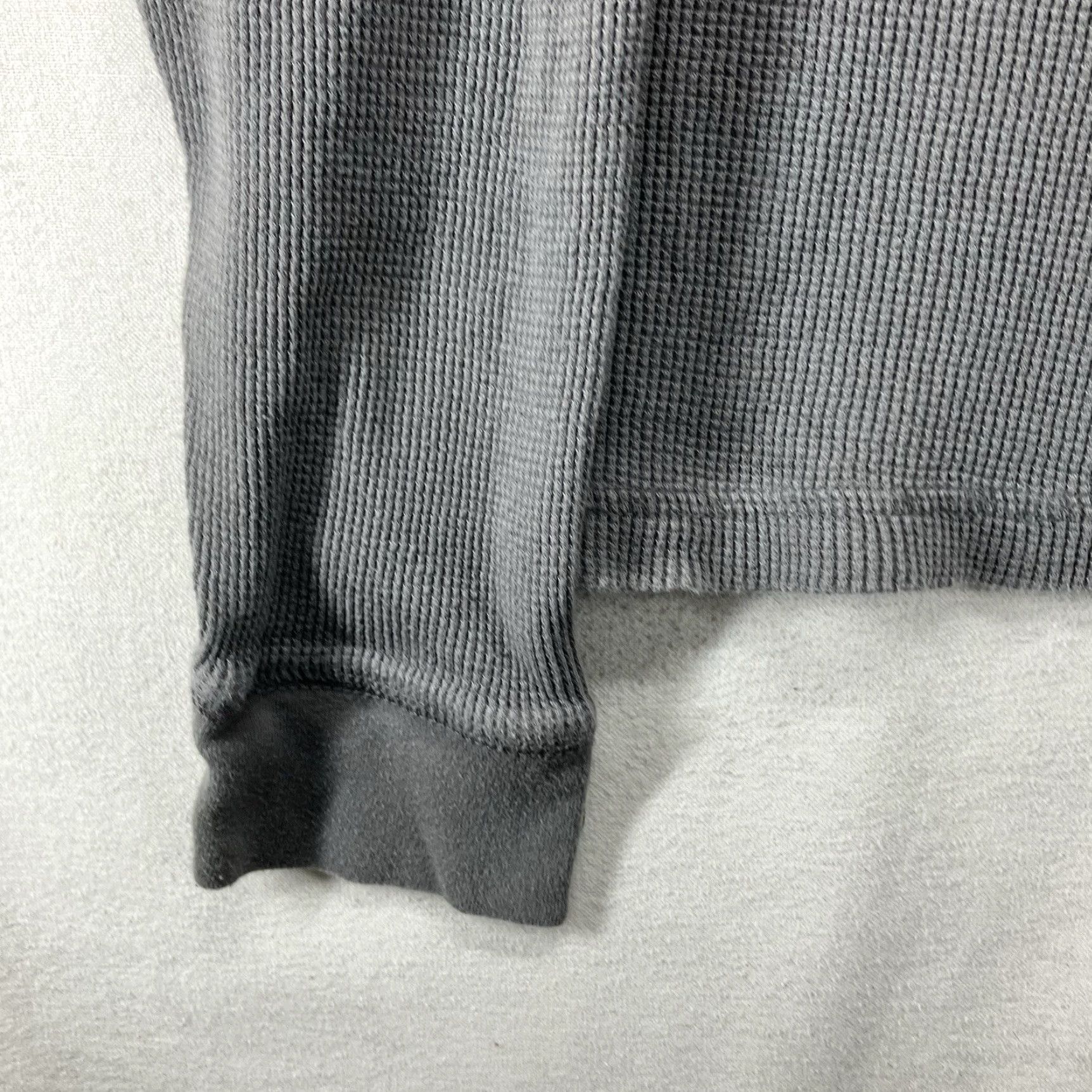 Lucky Brand VINTAGE Lucky Brand Thermal Long Sleeve Shirt Mens XL Gray Skate Grunge Y2K Size US XL / EU 56 / 4 - 7 Thumbnail
