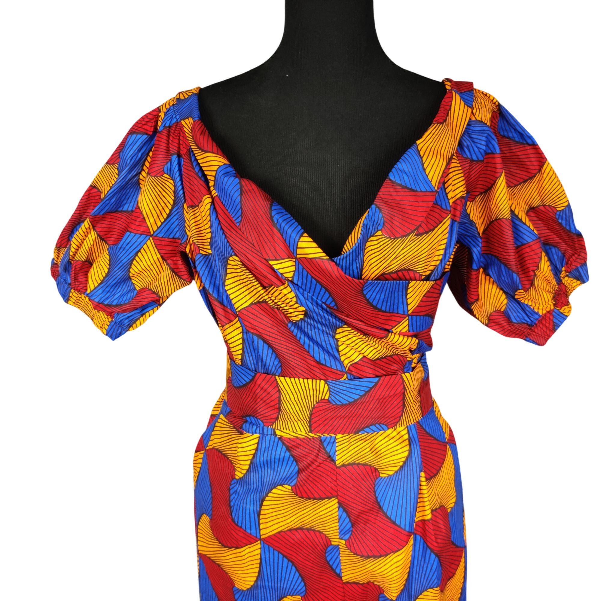 Other L'aviye Off Shoulder Ankara Jumpsuit L Multicolor African Co Size L / US 10 / IT 46 - 5 Thumbnail