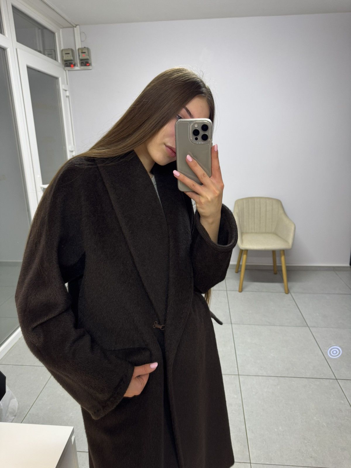 Max Mara Max Mara Luxury Alpaca Wool Coat Size S / US 4 / IT 40 - 2 Thumbnail