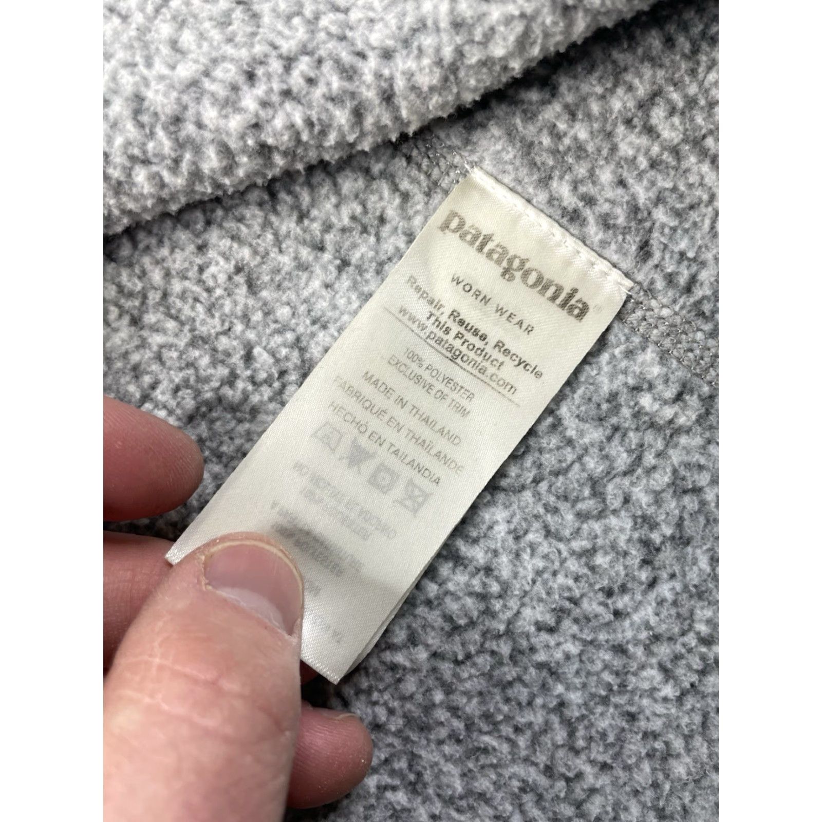 Patagonia Patagonia Better Sweater Womens Medium Gray Heather Long Sleeve 1/4 Zip Fleece Size M / US 6-8 / IT 42-44 - 4 Thumbnail