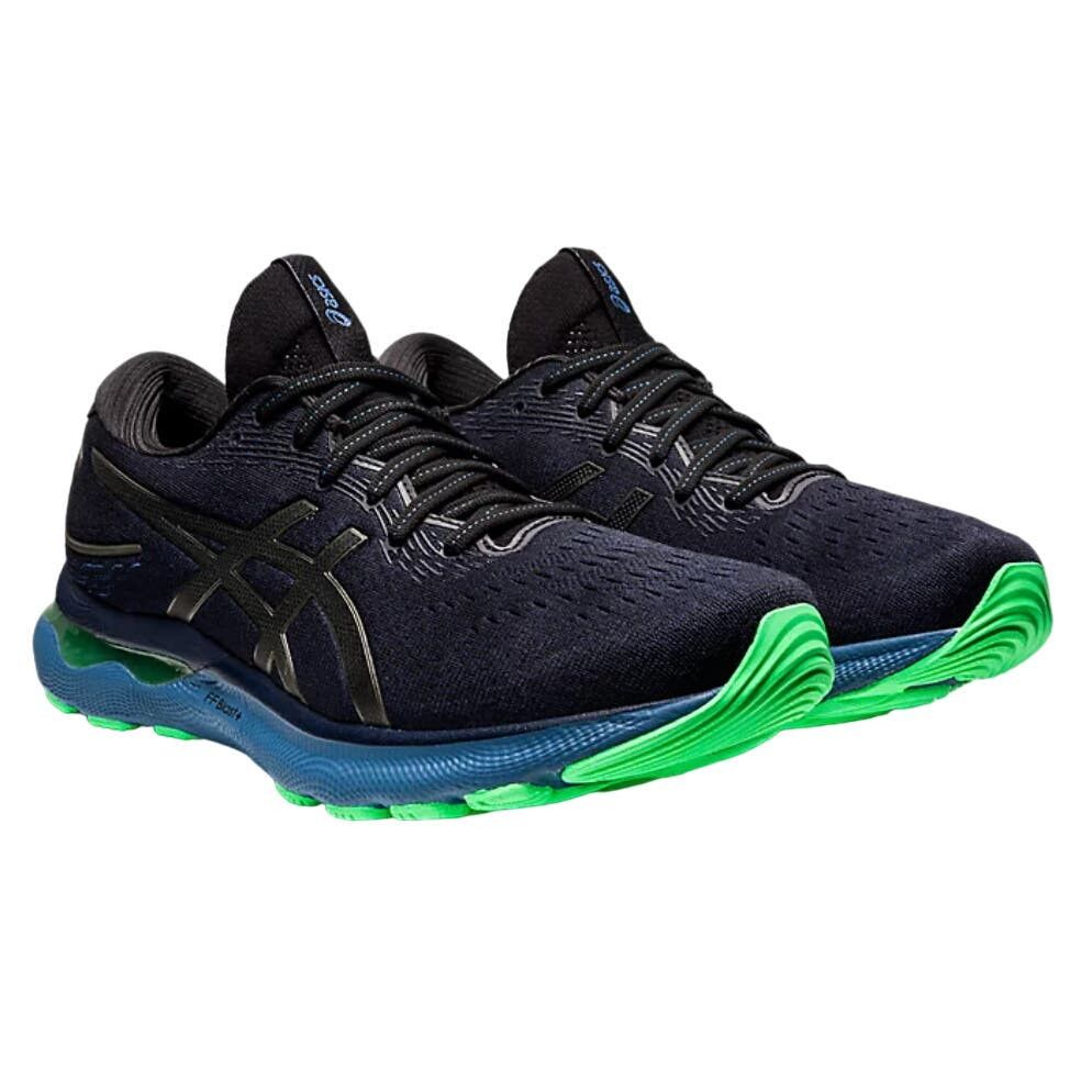 image of Asics Gel Nimbus 24 In Black Gunmetal, Size 12 Shoes, Men's