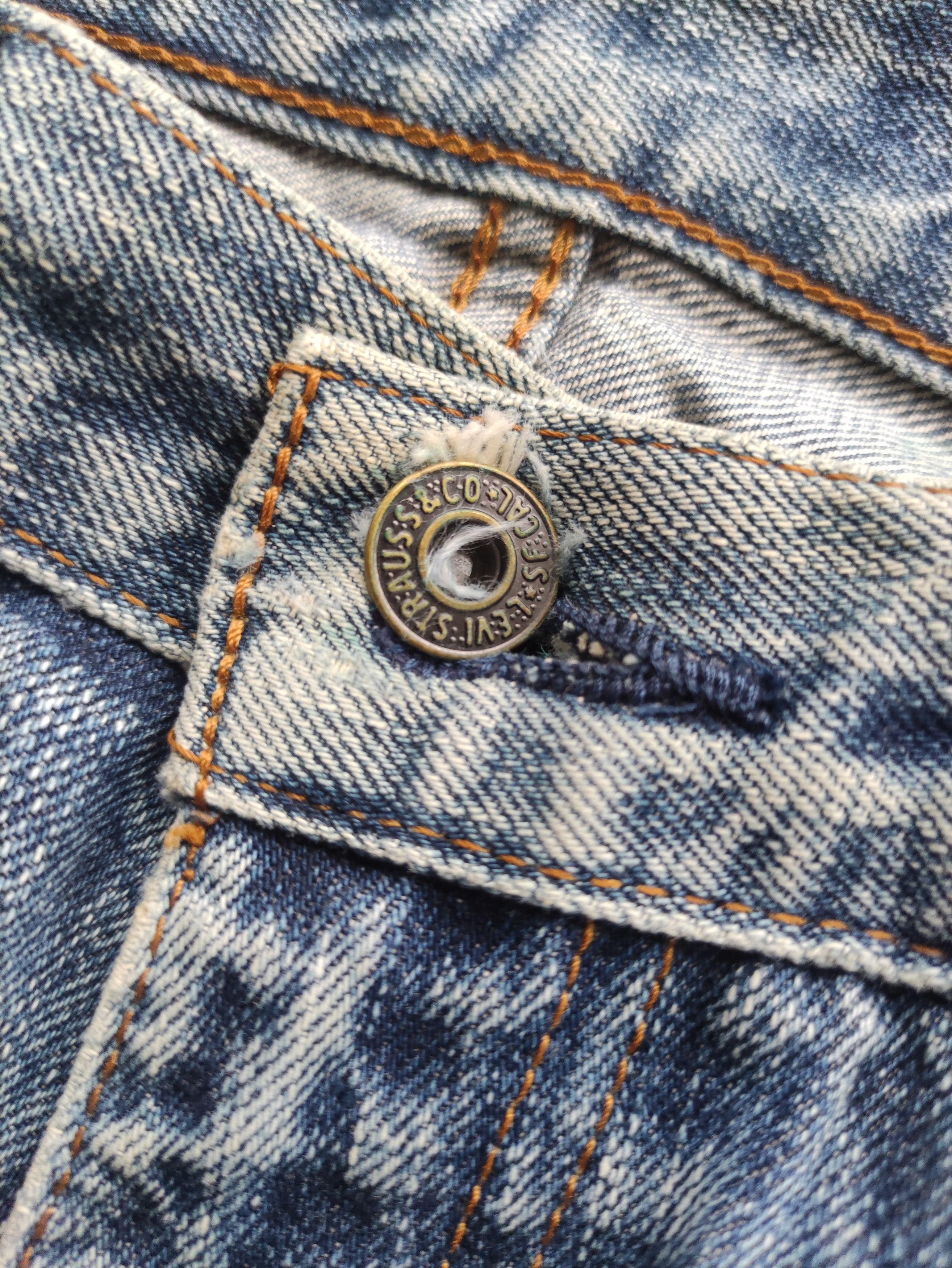 Levi's Vintage Levis 503 Japan Baggy Jean Distressed Faded Size US 32 / EU 48 - 5 Thumbnail