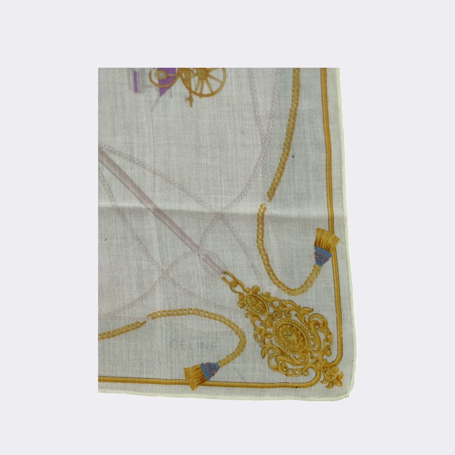 Celine × Vintage Vintage Celine Handkerchief Neckerchief Bandana H117I Size ONE SIZE - 4 Thumbnail