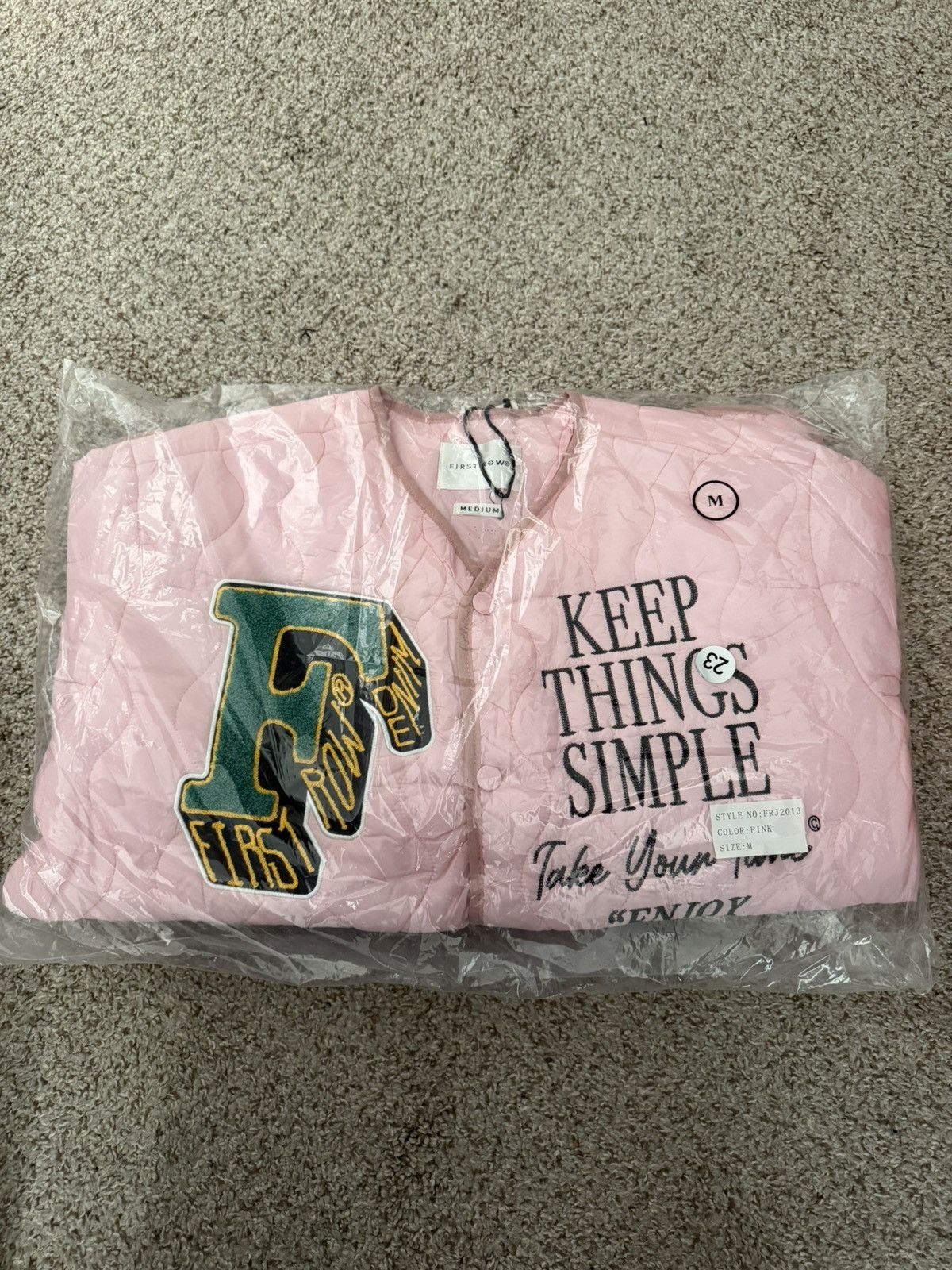 Other First Row Denim Keep Things Simple Quilted Jacket Size US M / EU 48-50 / 2 - 1 Thumbnail