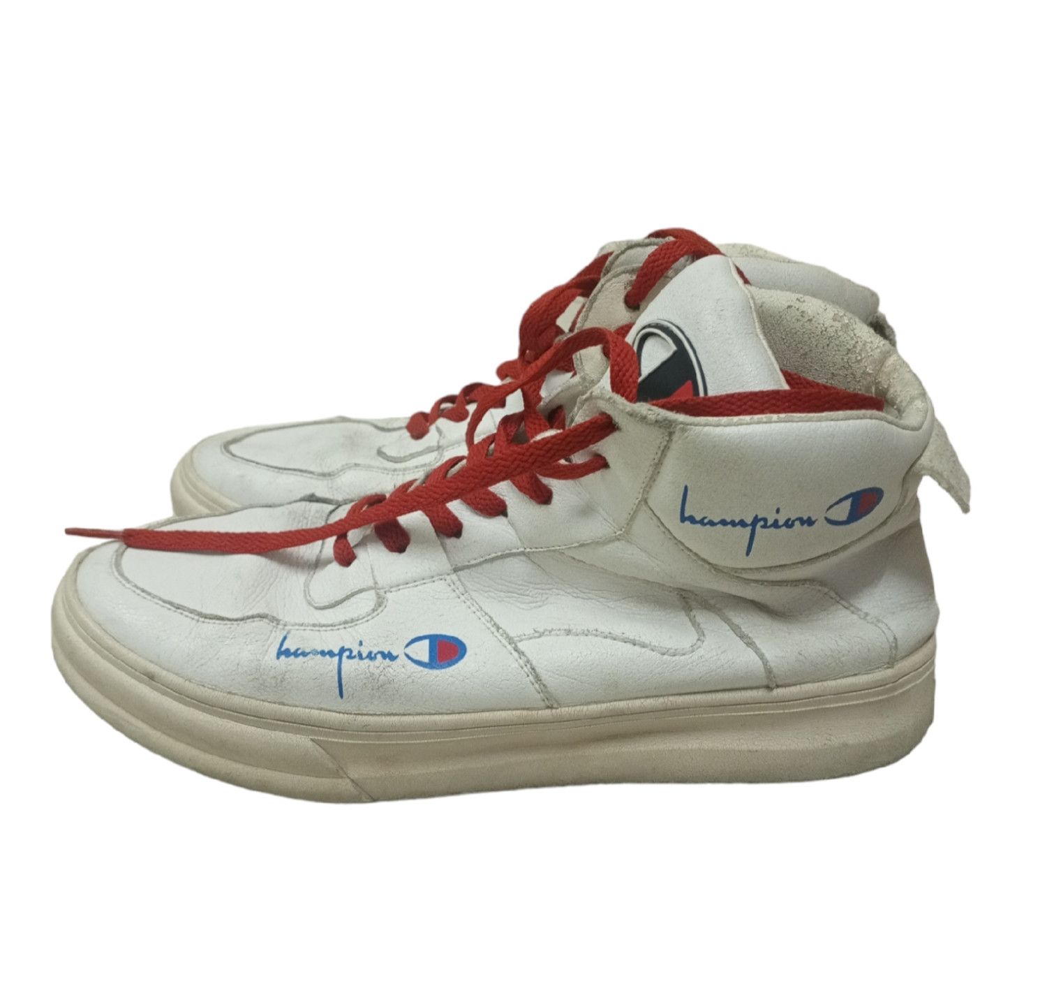Champion × Vintage Vintage Champion Hi-Cut Sneakers Size US 12 / EU 45 - 3 Thumbnail