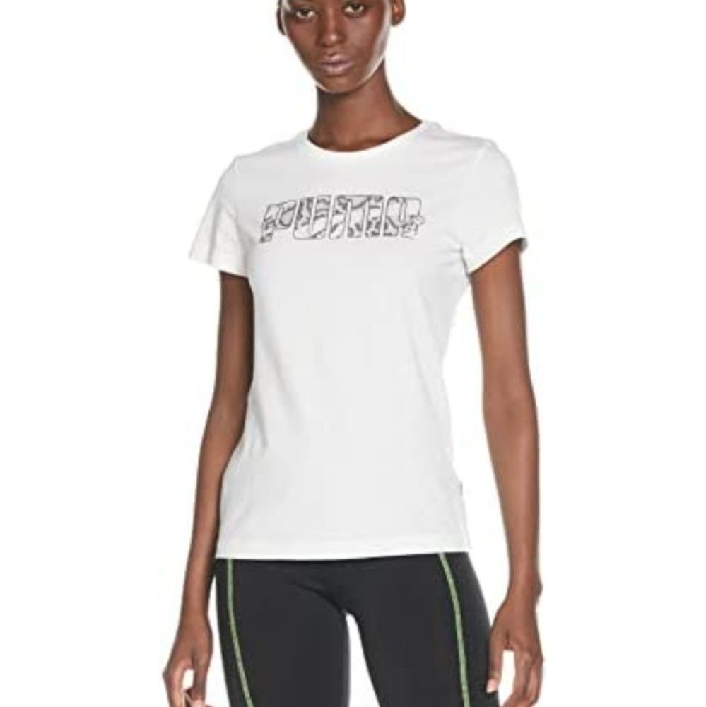 Puma PUMA Rebel Graphic Tee - Size Small - NWT Size S / US 4 / IT 40 - 2 Thumbnail