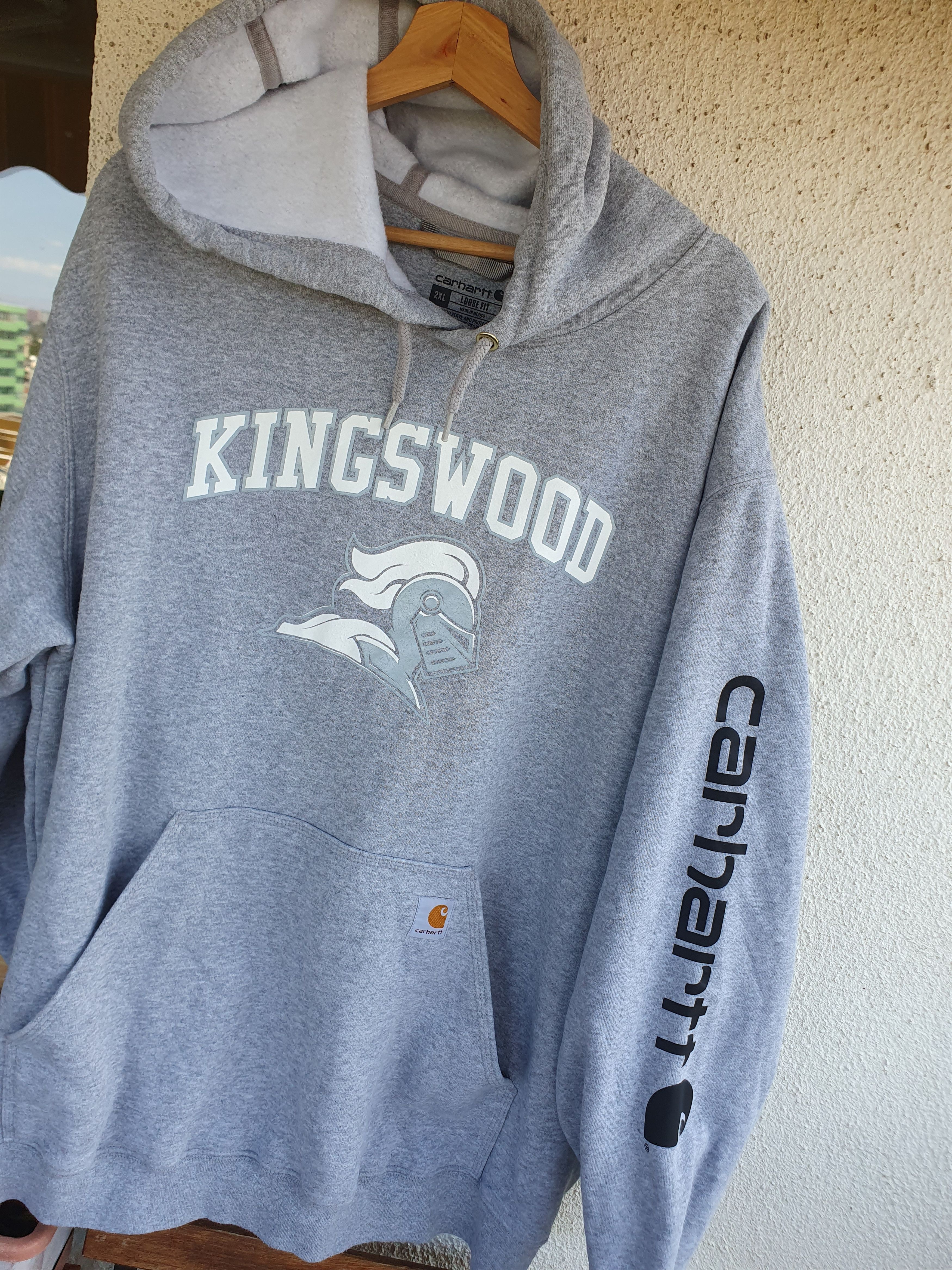 Carhartt Carhartt Hoodie Loose Fit K288 E20 Kingswood Sleeve Logo 2XL Size US XXL / EU 58 / 5 - 7 Thumbnail