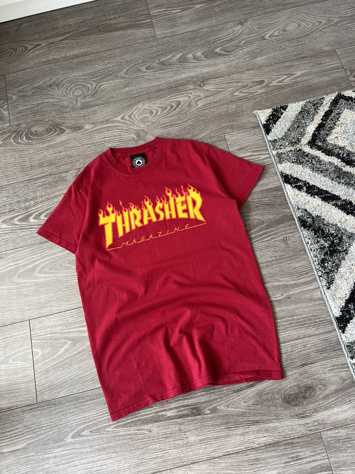 Thrasher ‼️VINTAGE THRASHER ORIGINAL FIRE LOGO USA DRIP STYLE TEE‼️ Size US S / EU 44-46 / 1 - 6 Thumbnail