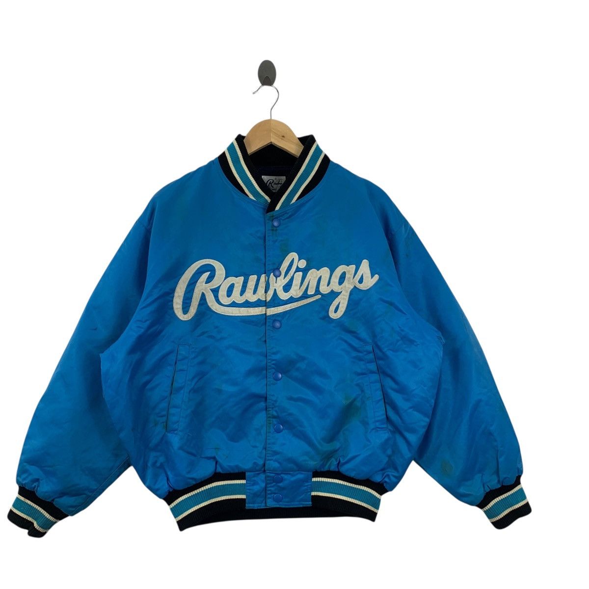 Asics Vintage ASICS x RAWLINGS ST. LOUIS Baseball Varsity Bomber Size US L / EU 52-54 / 3 - 4 Thumbnail