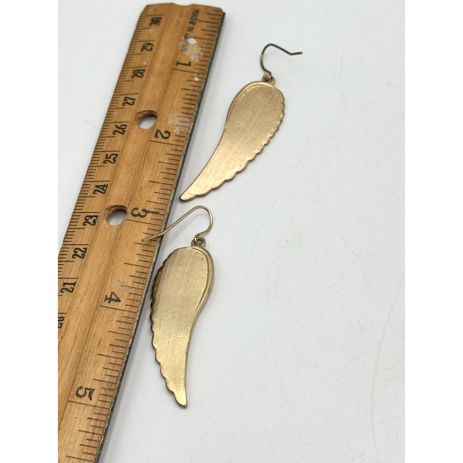 Other Angel wing gold dangle earrings Size ONE SIZE - 5 Thumbnail