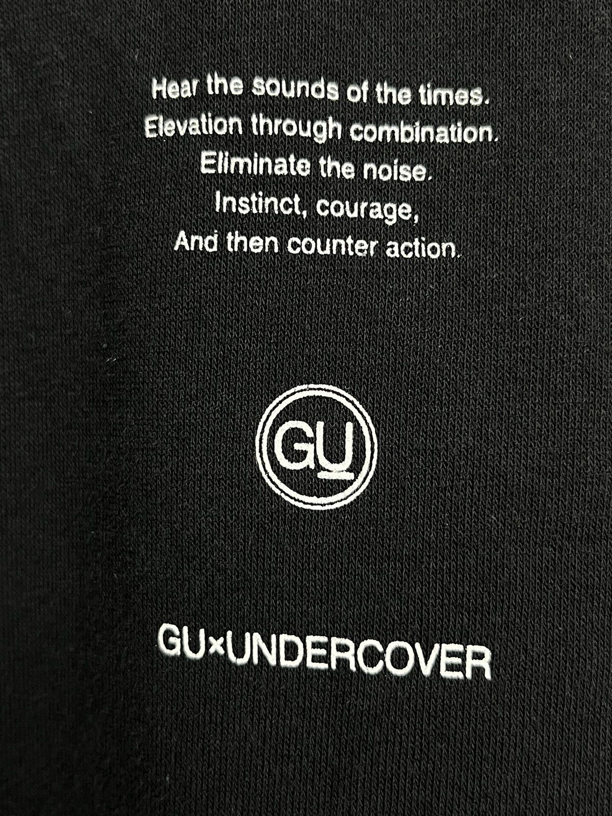 Jun Takahashi 🔥”FREEDOM NOISE” GUxUNDERCOVER Black Sweatshirt Size L / US 10 / IT 46 - 3 Thumbnail