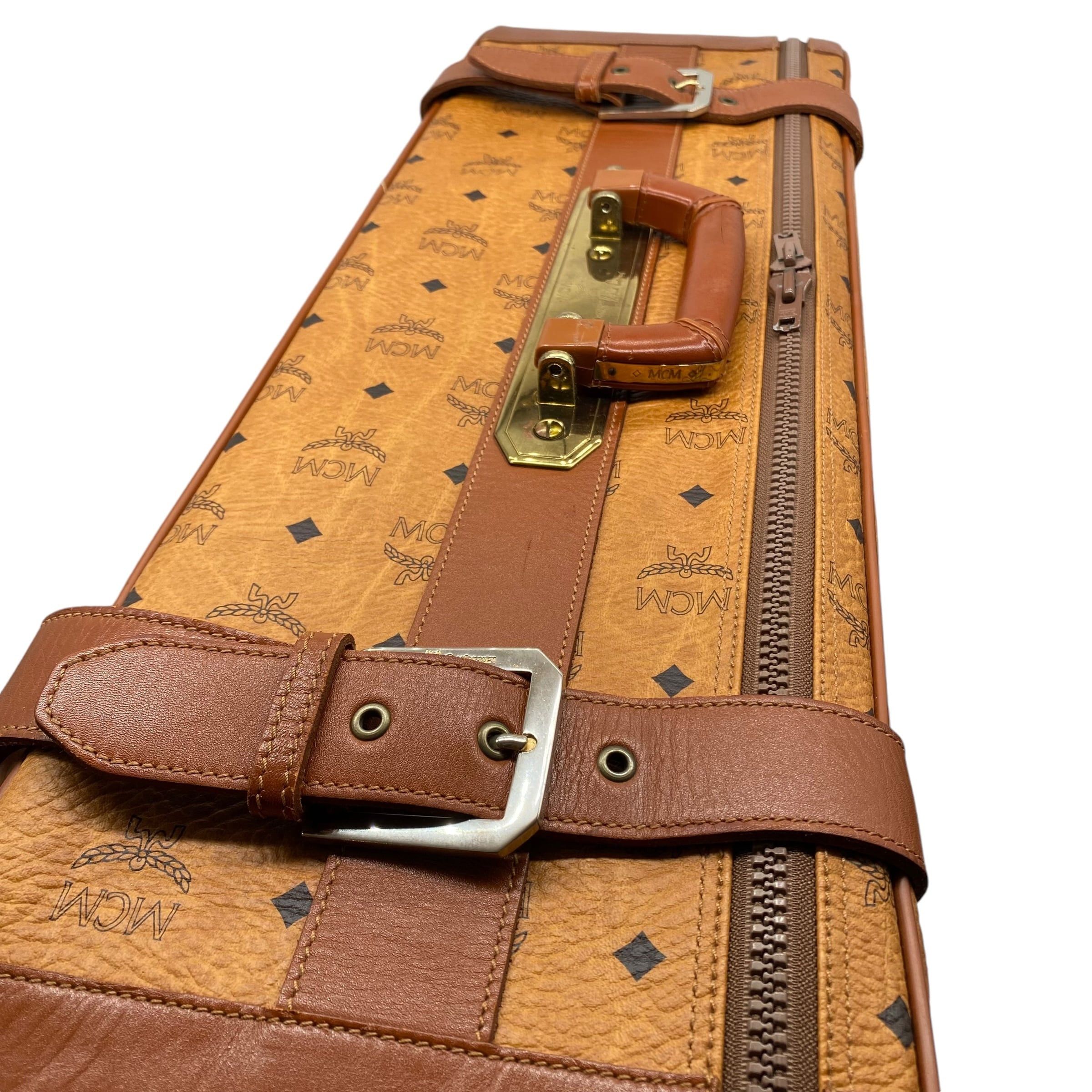 MCM Vintage MCM Visetos Trunk Case Cognac Size ONE SIZE - 8 Thumbnail