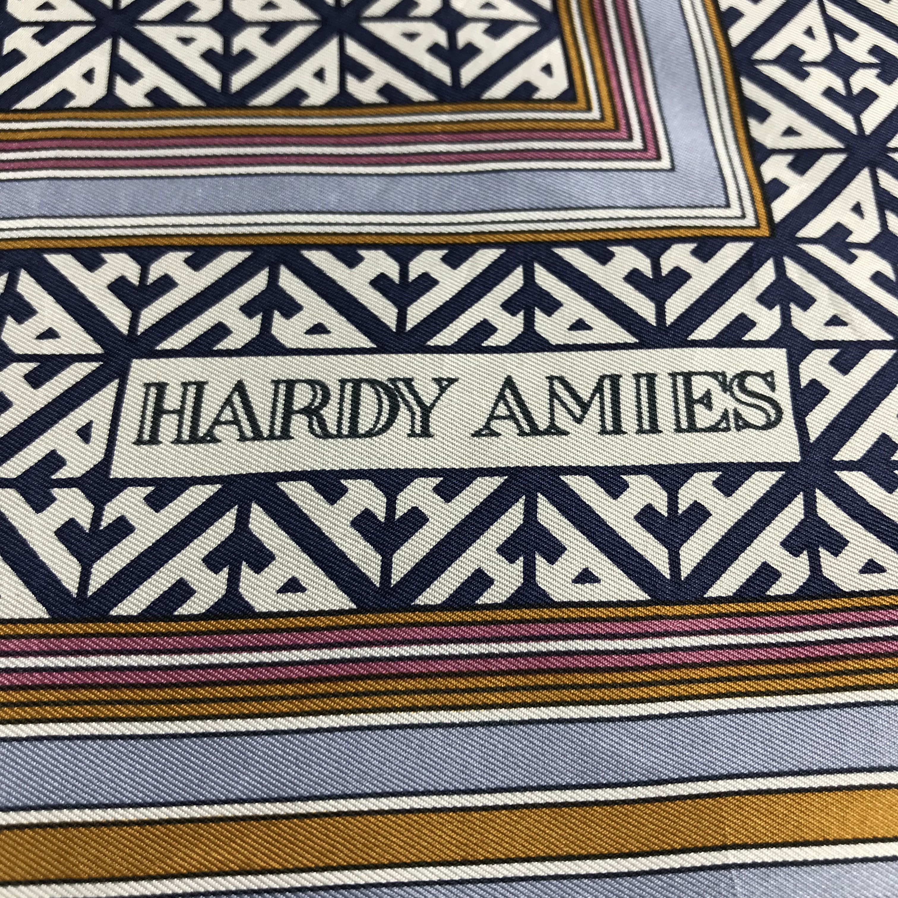 Hardy Amies Vintage Hardy Amies Geometrical Silk Scarf M138 Size ONE SIZE - 3 Thumbnail