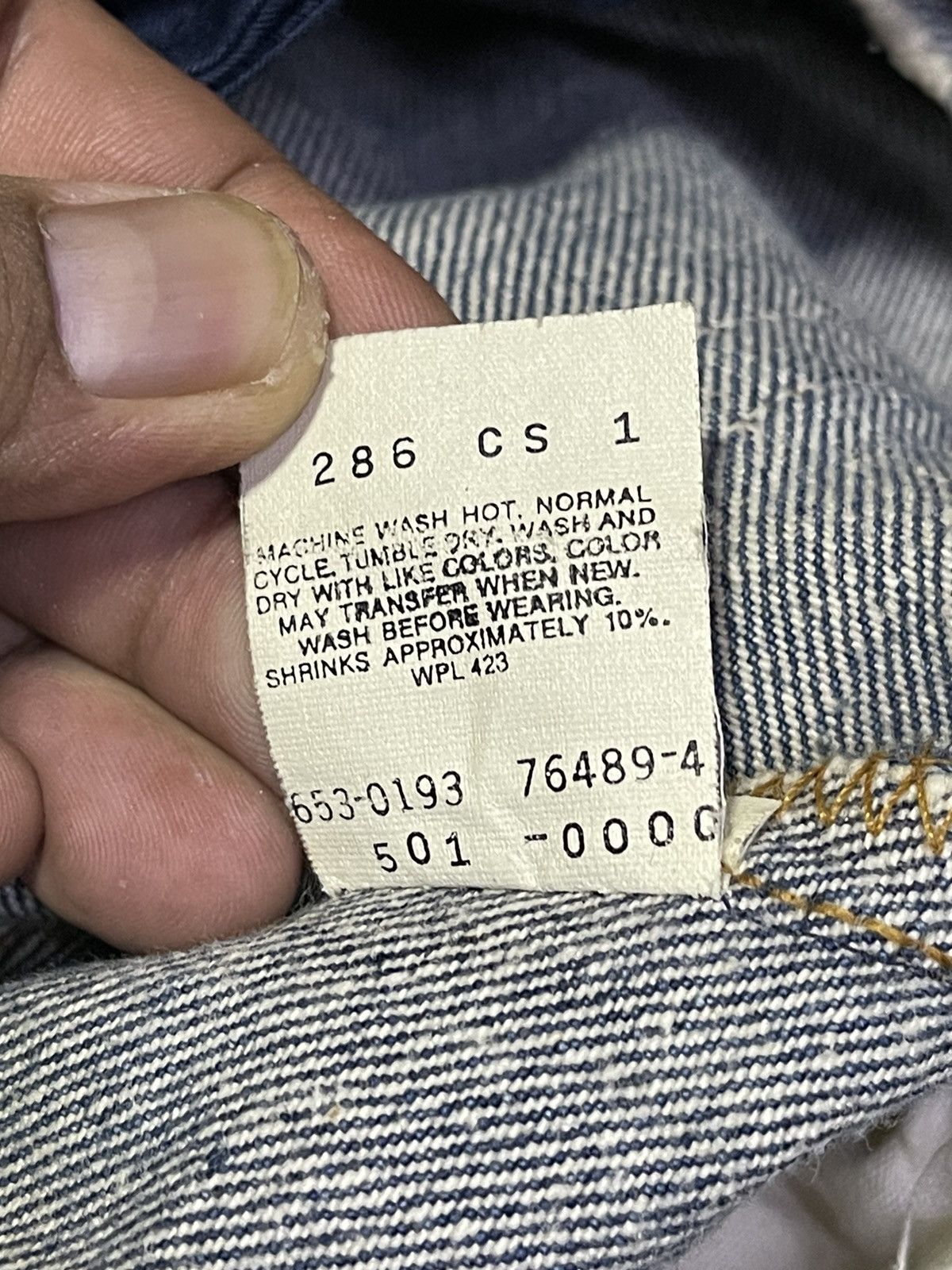 Levi's Vintage Levi’s 501 Customade Tote Bags Size ONE SIZE - 5 Thumbnail