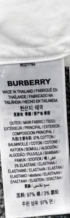Burberry Burberry Chest Leather Patch Letter Long Sleeve Shirt K12 Size US L / EU 52-54 / 3 - 7 Thumbnail