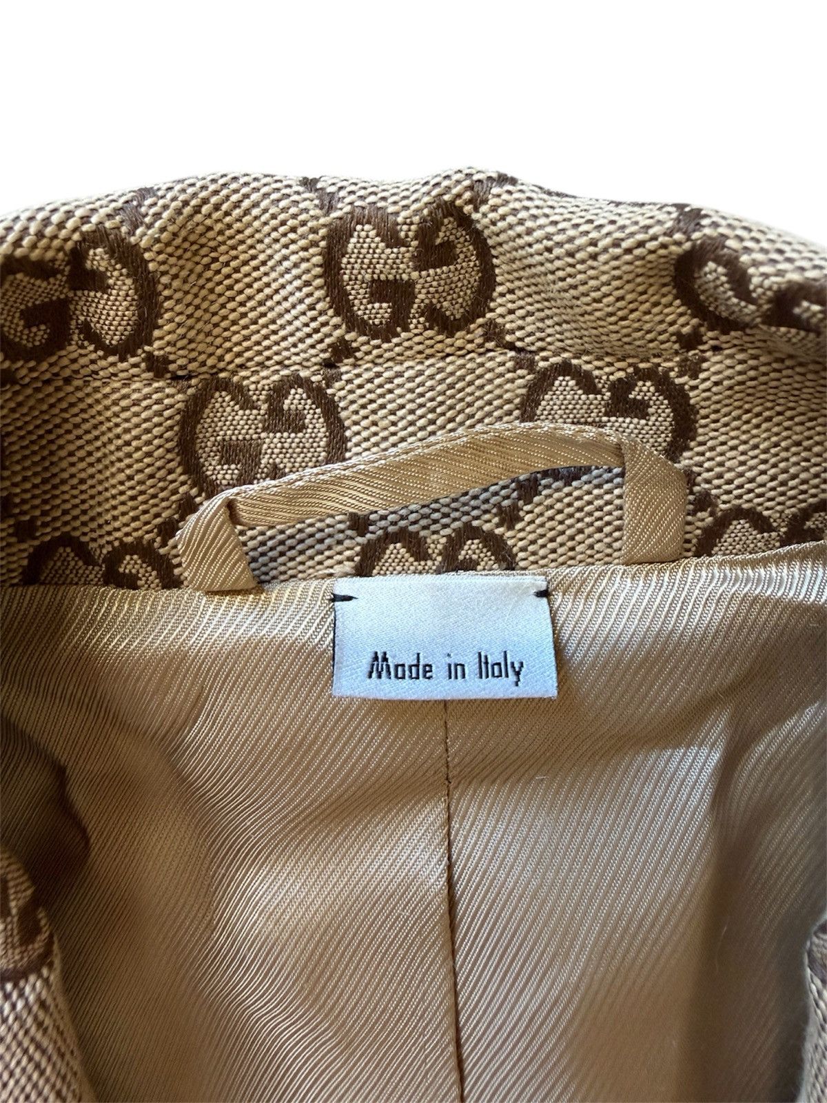 Gucci Gucci GG 44 Canvas Monogram Blaze Jacket Size 44R - 8 Thumbnail