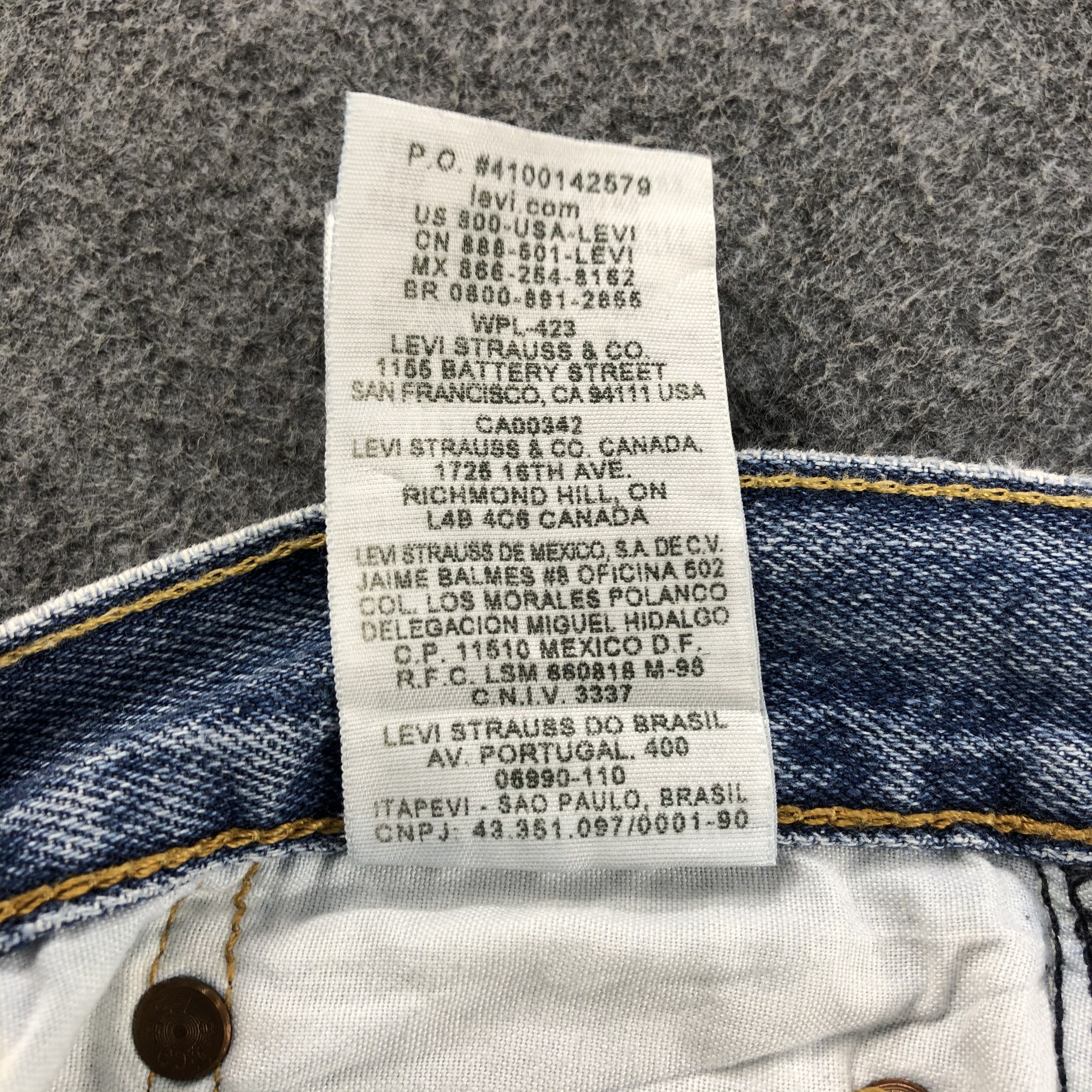 Levi's Vintage Levis Blue Wash 501 Jeans-JM1718 Size US 30 / EU 46 - 14 Thumbnail