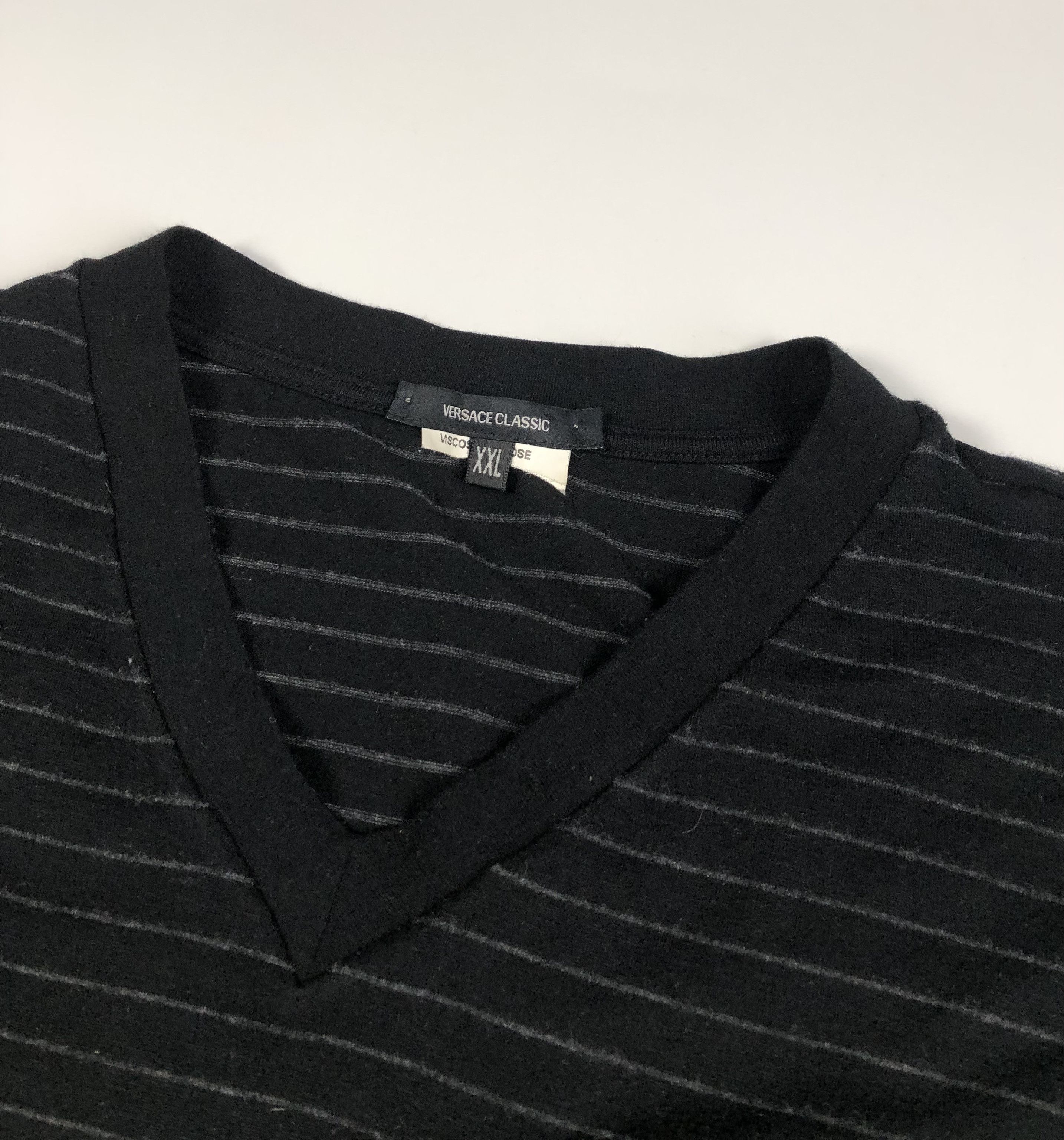 Versace Versace Classic V-Neck Longsleeve Size US XXL / EU 58 / 5 - 3 Thumbnail