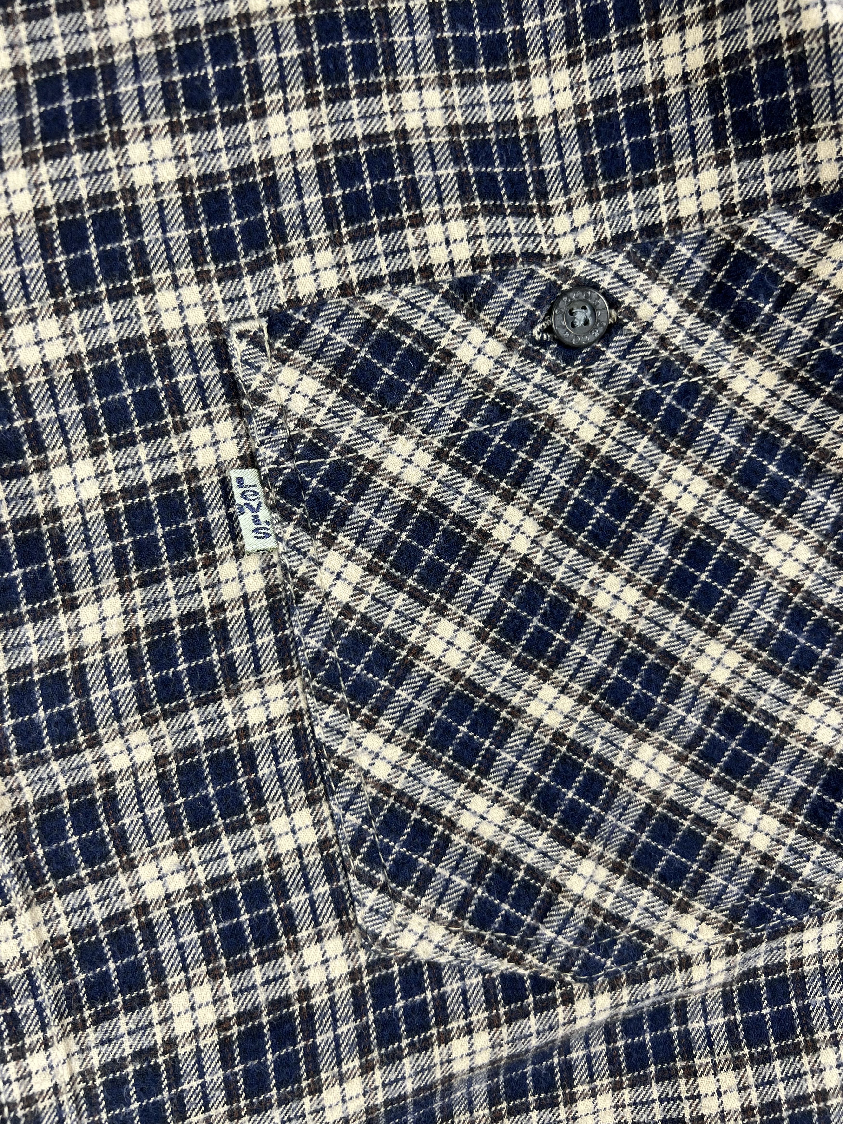 Levi's × Levi's Vintage Clothing × Vintage Levis Flanel Shirt Made in Russia XL Size US XL / EU 56 / 4 - 4 Thumbnail