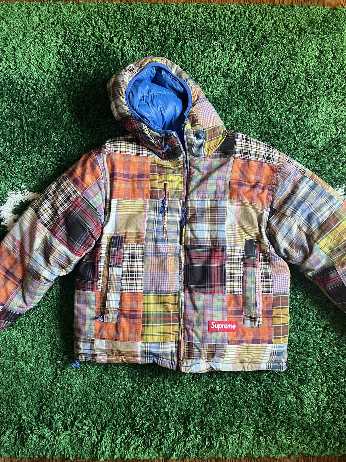 Supreme Supreme Madras Reversible WINDSTOPPER Puffer | Grailed