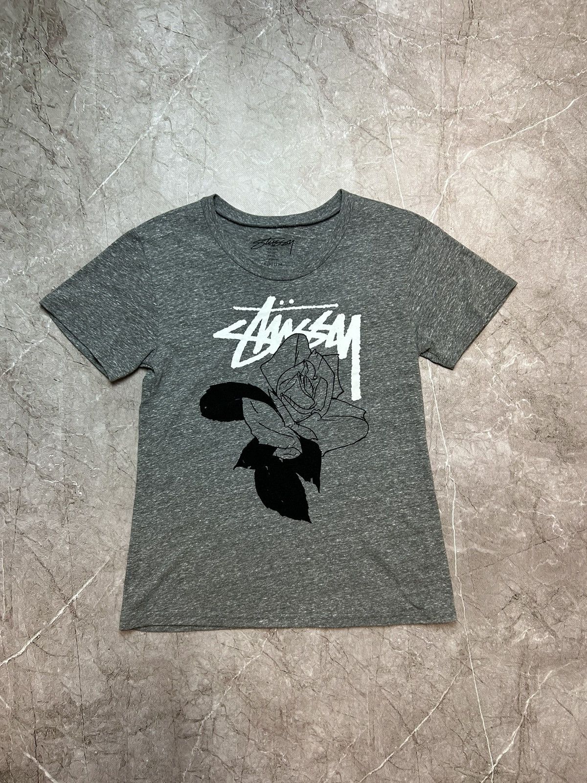 Stussy × Vintage Vintage STUSSY BIG LOGO Made in Usa T-Shirt Size M / US 6-8 / IT 42-44 - 1 Thumbnail