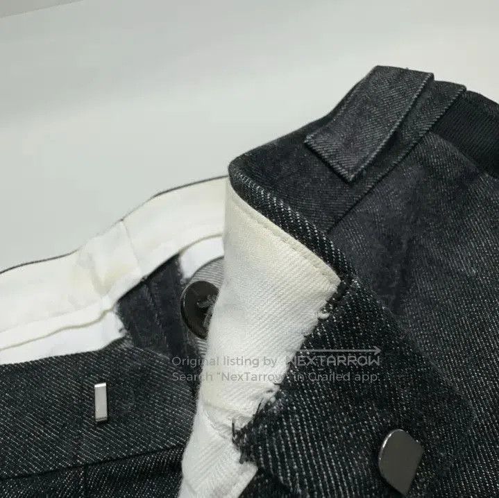 Thom Browne dsquared2 black gray patchwork skinny jeans. Size US 30 / EU 46 - 9 Thumbnail