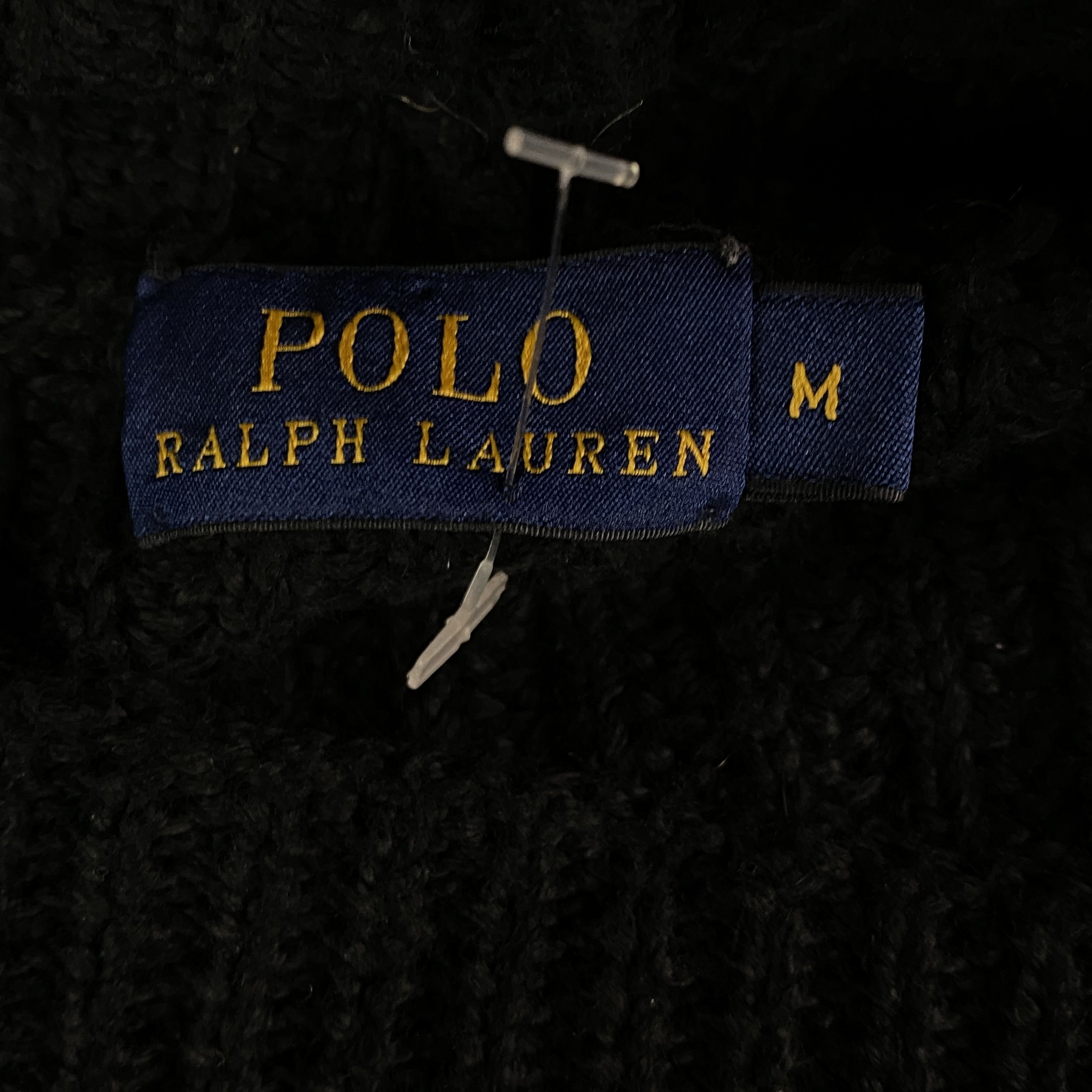 Polo Ralph Lauren × Ralph Lauren Women’s Cardigan Sweater Polo Ralph Lauren Size M Black Size M / US 6-8 / IT 42-44 - 4 Thumbnail