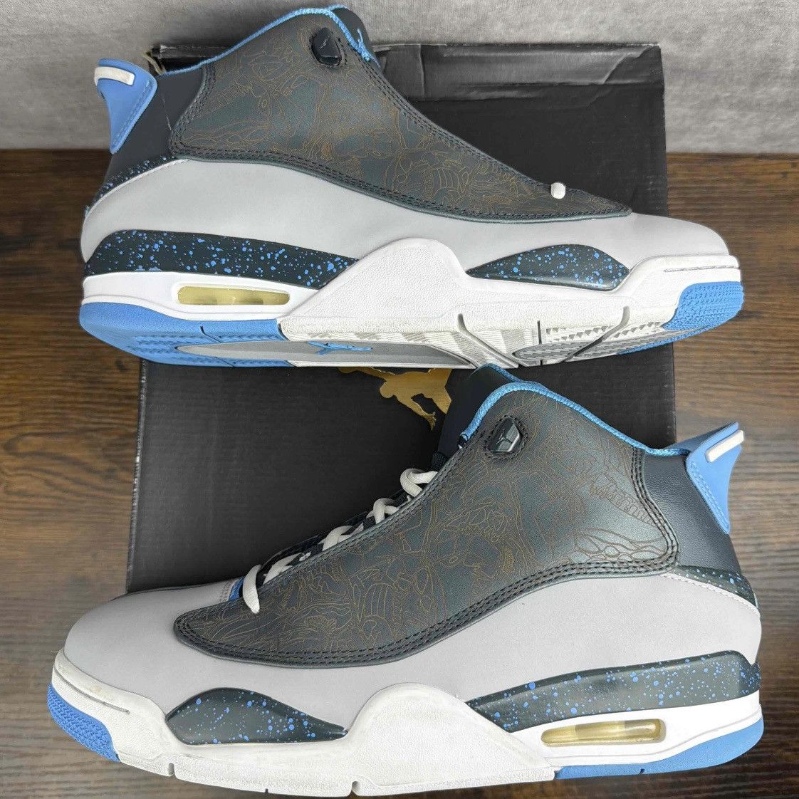 Jordan Brand Air Jordan Dub Zero Wolf Grey University Blue 311046-007 OG Size US 10.5 / EU 43-44 - 3 Thumbnail