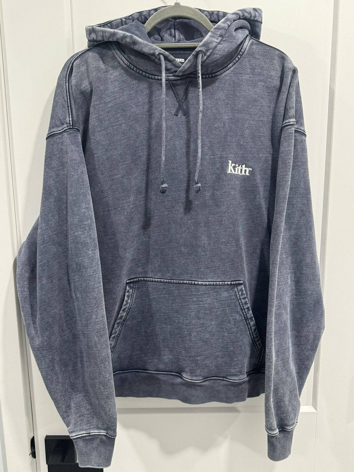 Kith Kith Williams Hoodie - Washed Navy | Grailed