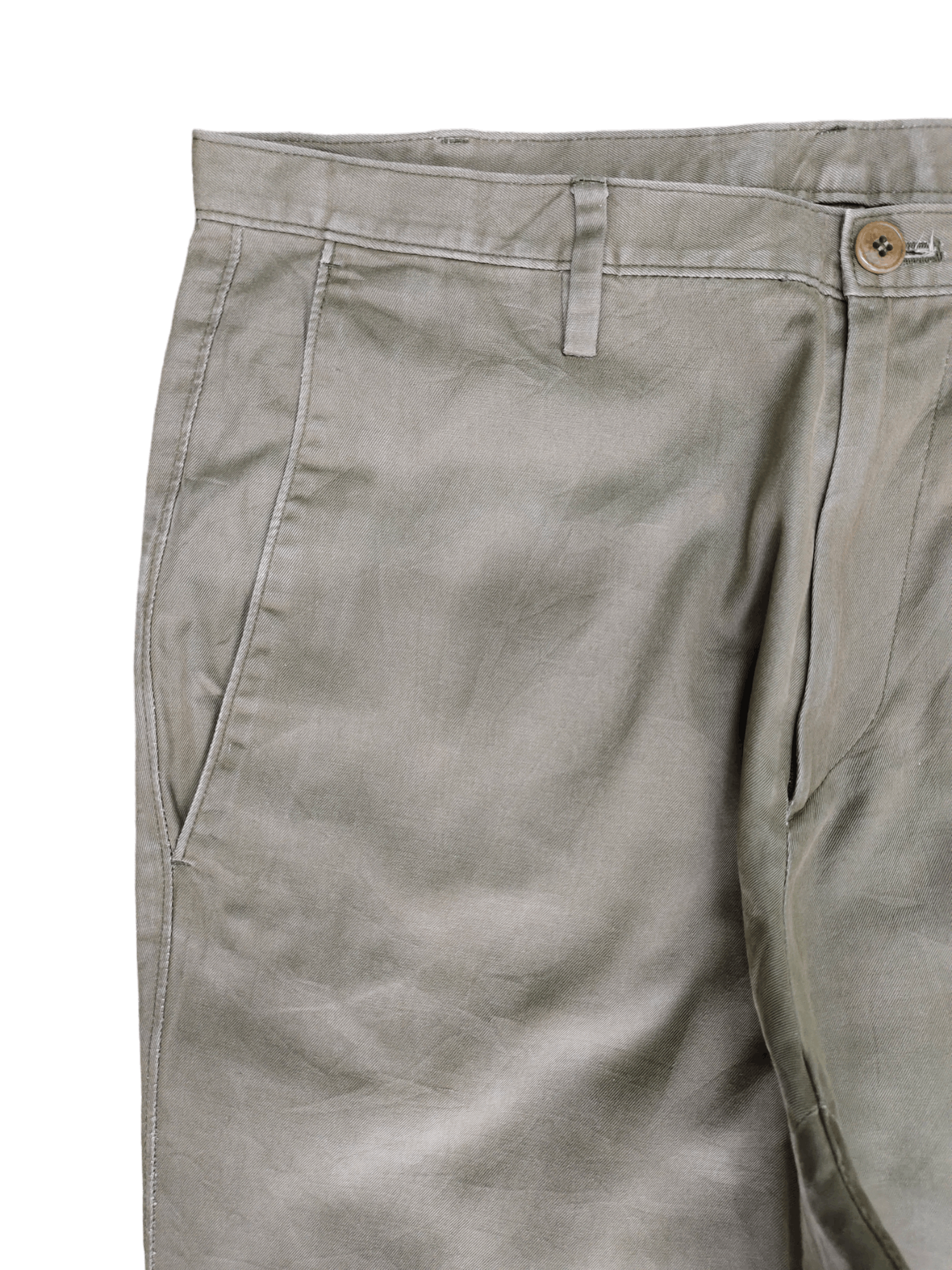 Miu Miu Miu Miu Olive Green Faded Trouser Pants Size US 30 / EU 46 - 4 Thumbnail