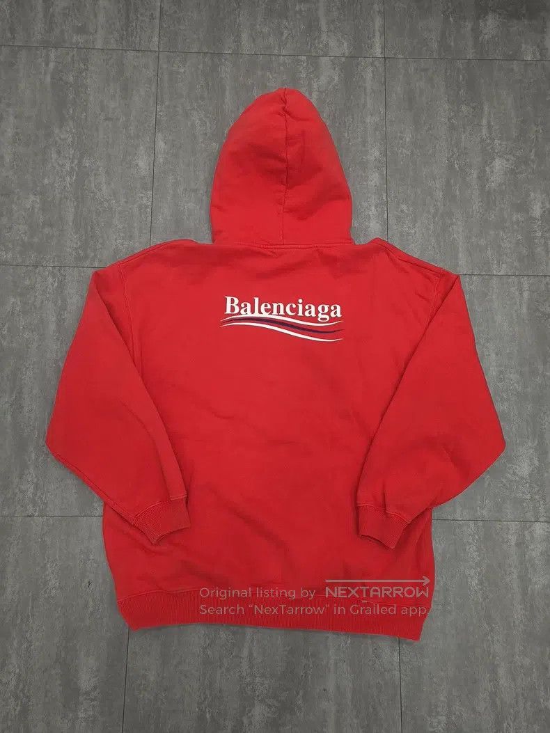 Balenciaga Balenciaga Coke wavy hooded long-sleeved sweater Size US L / EU 52-54 / 3 - 2 Thumbnail