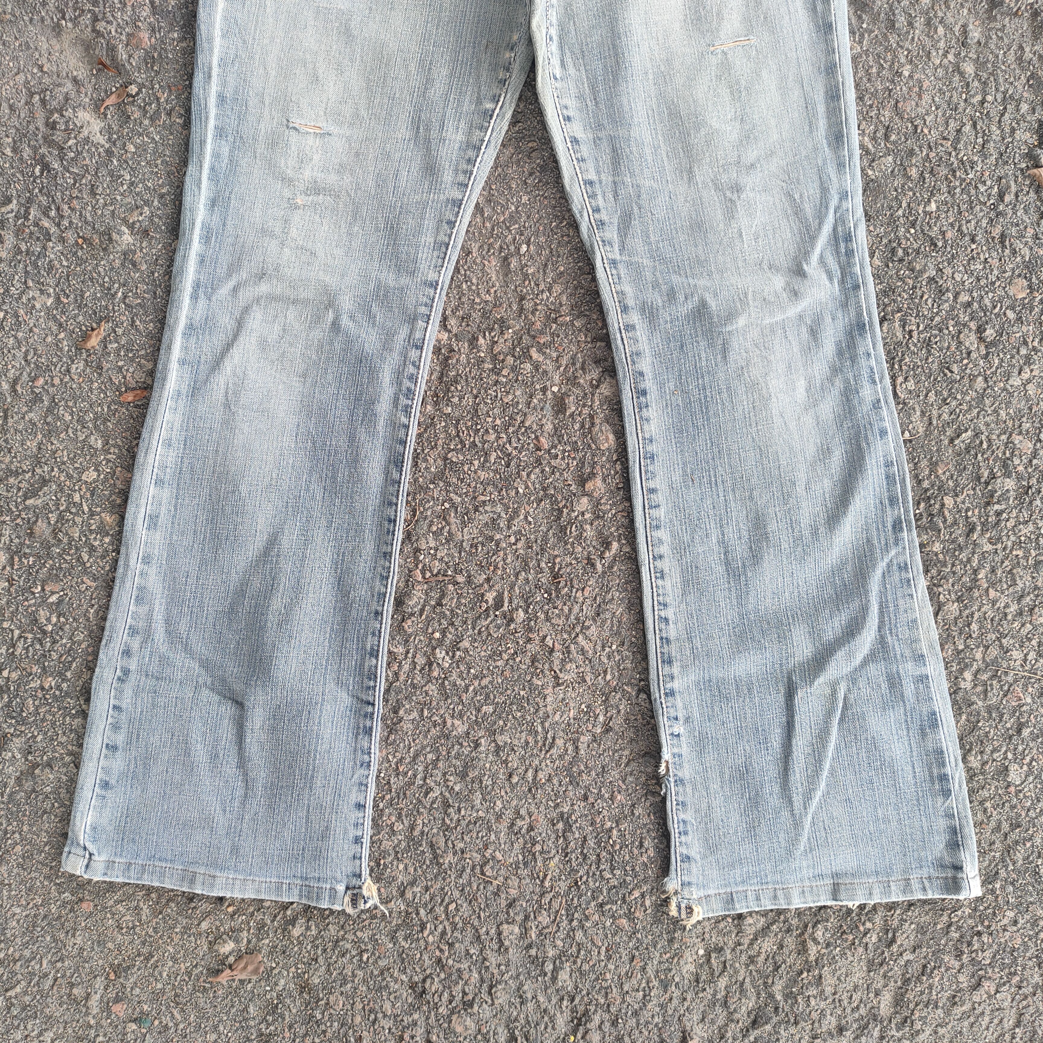 Wrangler FLARE VINTAGE WRANGLER FADED JEANS DENIM PANTS Size US 30 / EU 46 - 4 Thumbnail