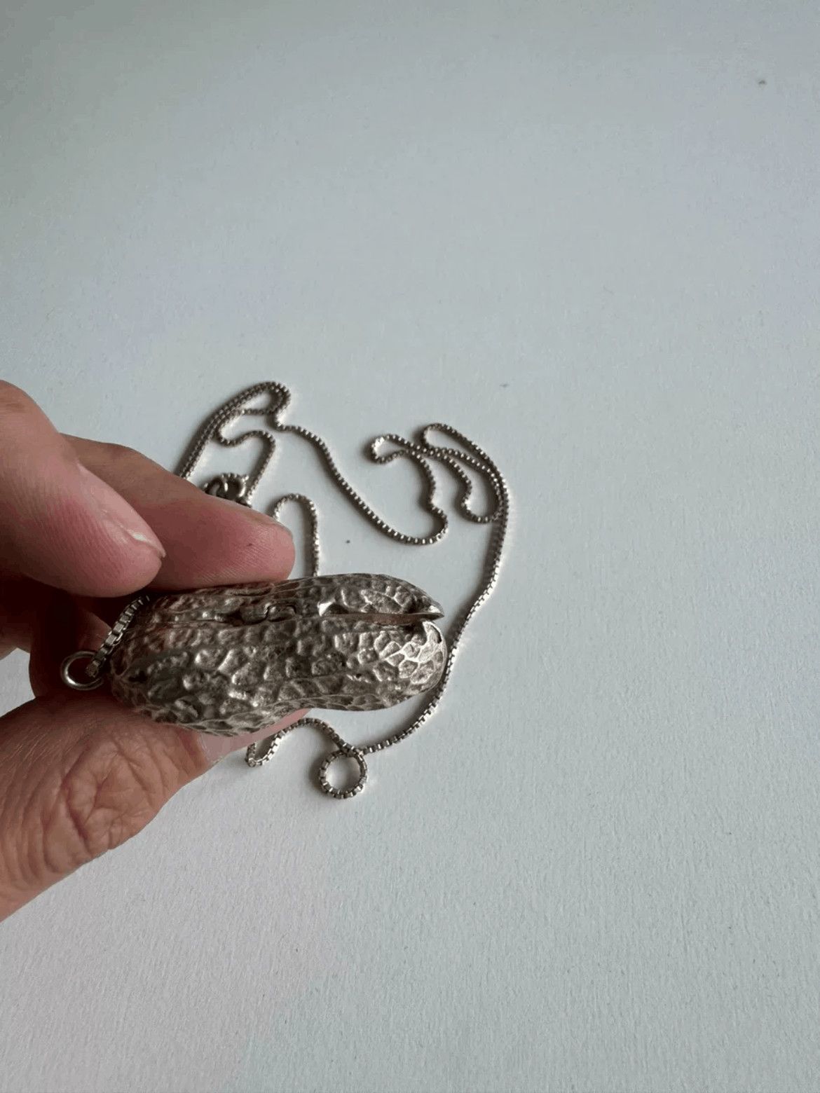 Ma+ Maurizio Amadei MA+ Silver Peanut Necklace Size ONE SIZE - 4 Thumbnail