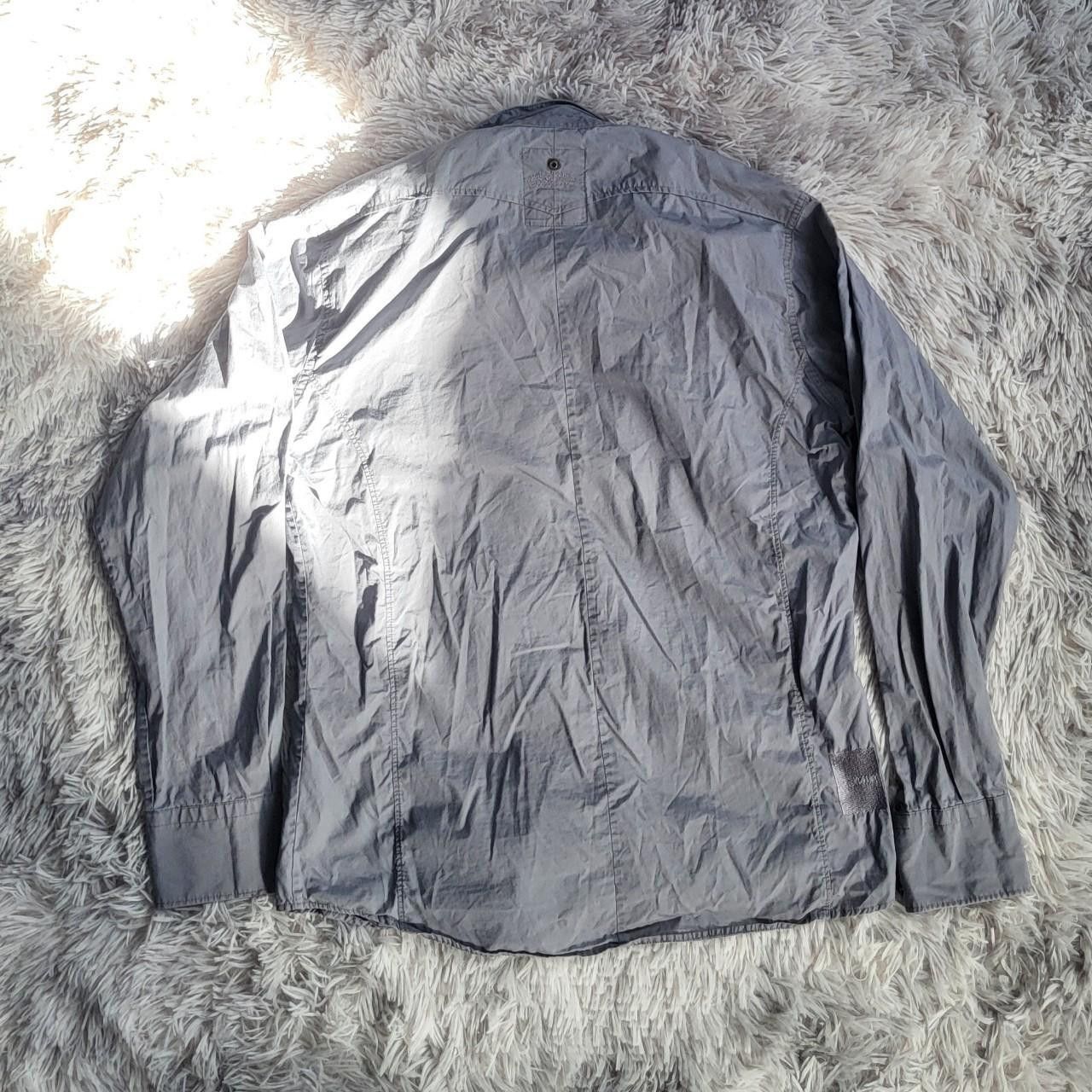 G-Star G-Star RAW Men's Grey Shirt - Size XL Size US XL / EU 56 / 4 - 2 Thumbnail