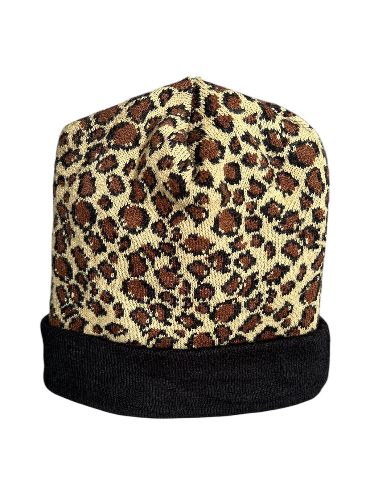 Japanese Brand × Kapital × Vintage Leopard Japanese Style Rare Beanie Hats 🎌☠️ Size ONE SIZE - 1 Thumbnail