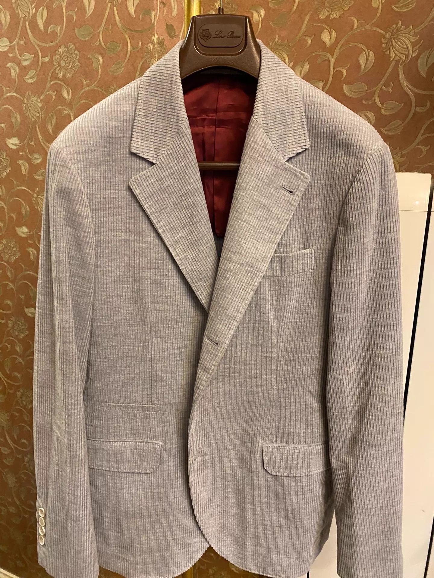 Brunello Cucinelli BRUNELLO CUCINELLI Cashmere Corduroy Suit Set NWT Size 50R - 5 Thumbnail