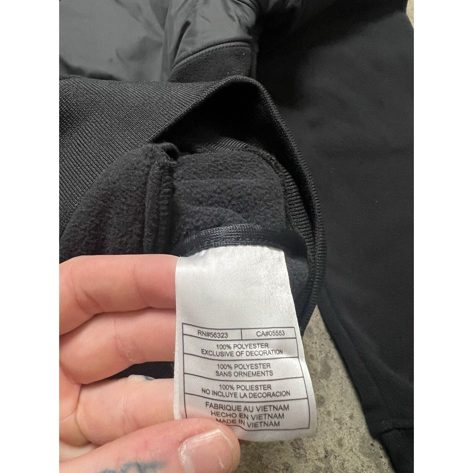 Nike 2008 Nike Black Fleece Zip Up Jacket 266006-010 Men’s Size L Size US L / EU 52-54 / 3 - 8 Thumbnail