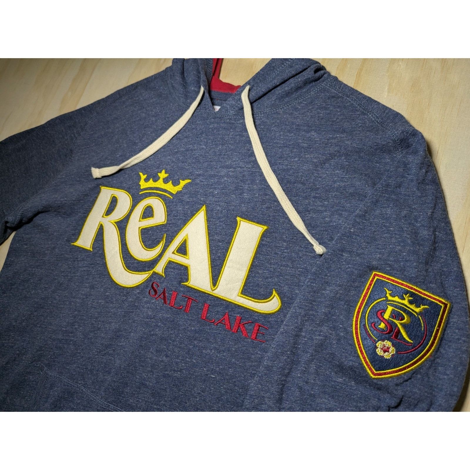 Mitchell & Ness Mitchell & Ness Men's XL Real Salt Lake Light Hoodie MLS Size US XL / EU 56 / 4 - 4 Thumbnail